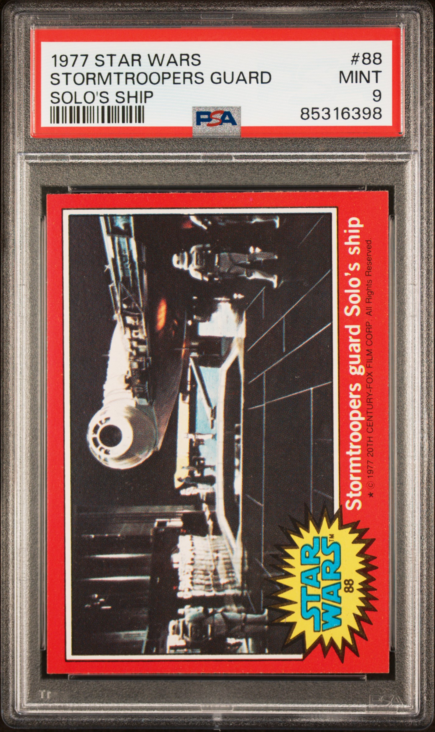 1977 STAR WARS #88 STORMTROOPERS GUARD SOLO'S SHIP