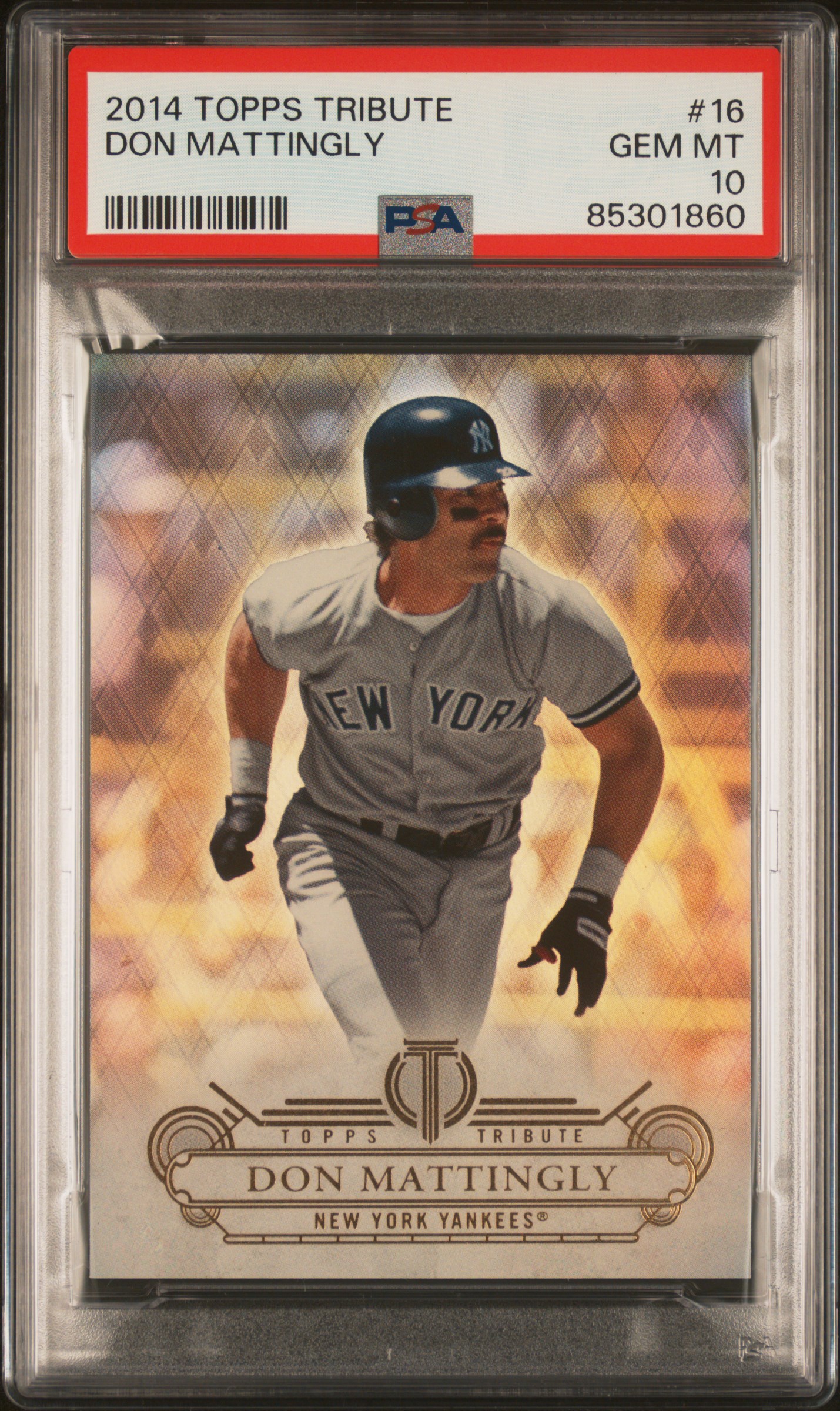2014 TOPPS TRIBUTE #16 DON MATTINGLY