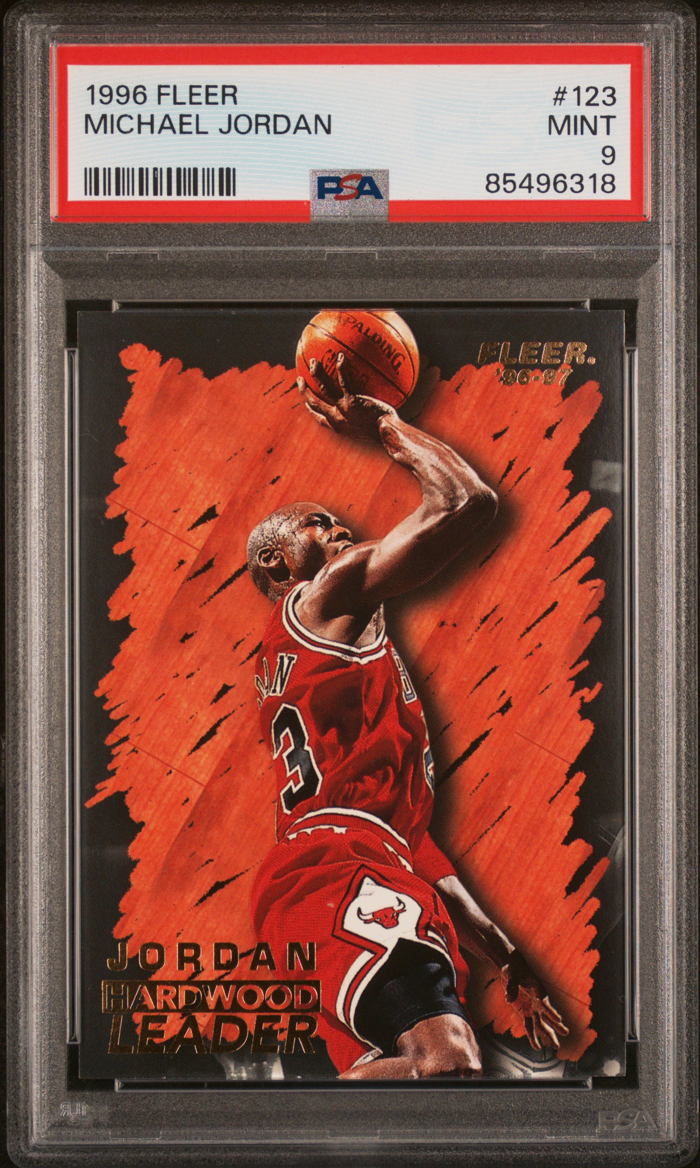 1996 FLEER #123 MICHAEL JORDAN