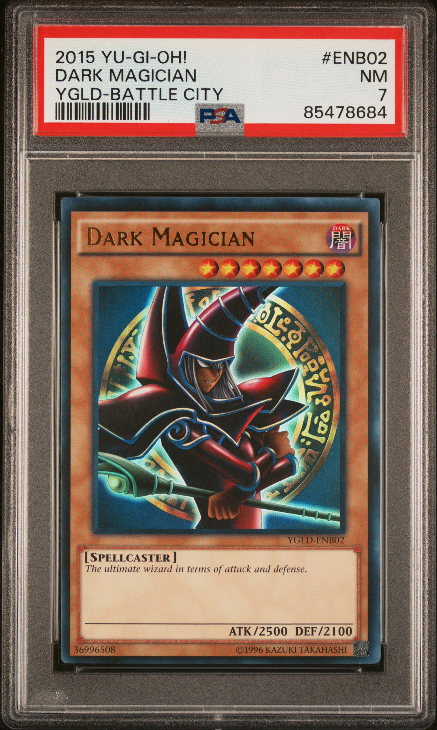 2015 YU-GI-OH! YUGI'S LEGENDARY DECK: BATTLE CITY #ENB02 DARK MAGICIAN YGLD-BATTLE CITY