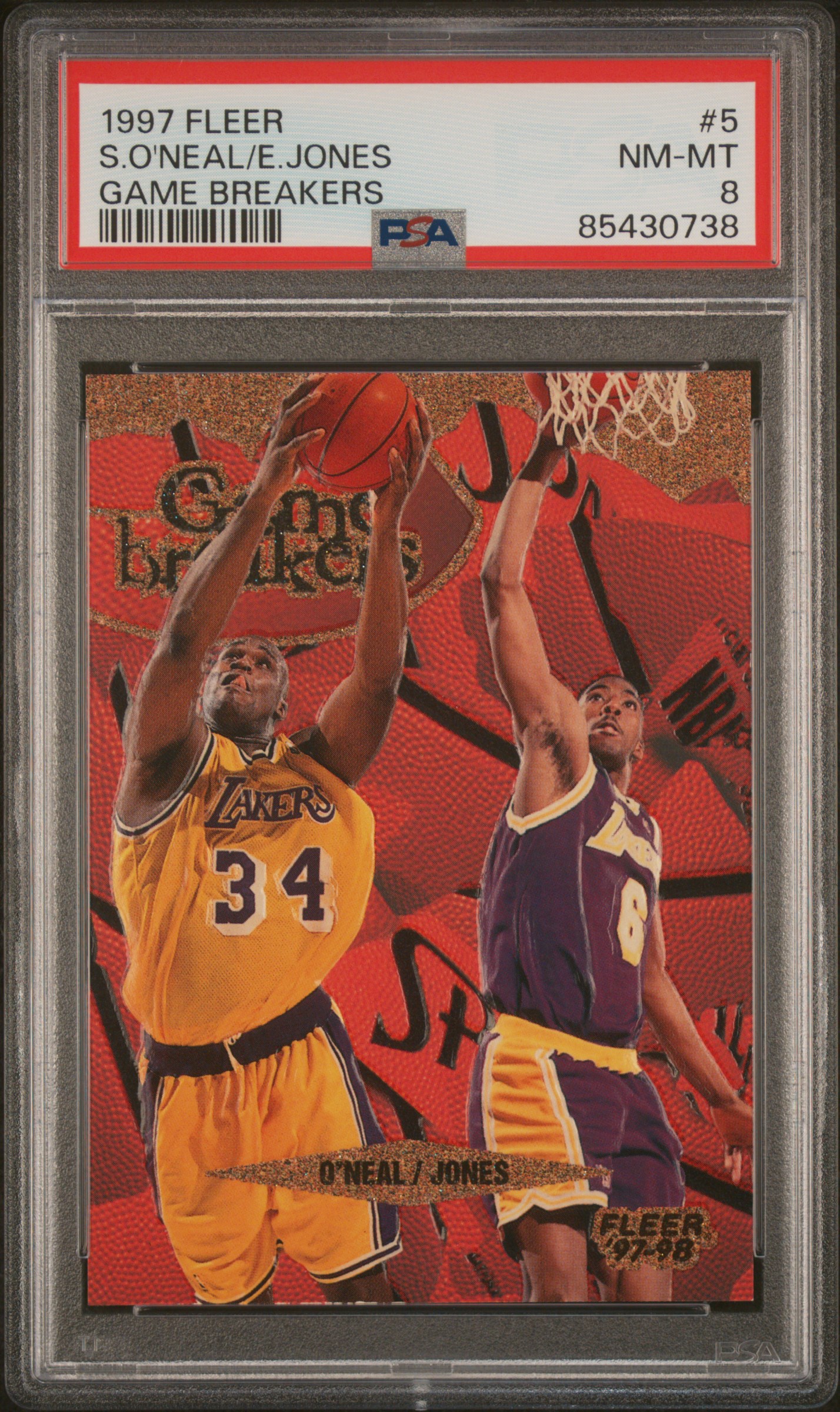 1997 FLEER GAME BREAKERS #5 S.O'NEAL/E.JONES GAME BREAKERS