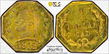 1872 G25C BG-723, Washington MS64