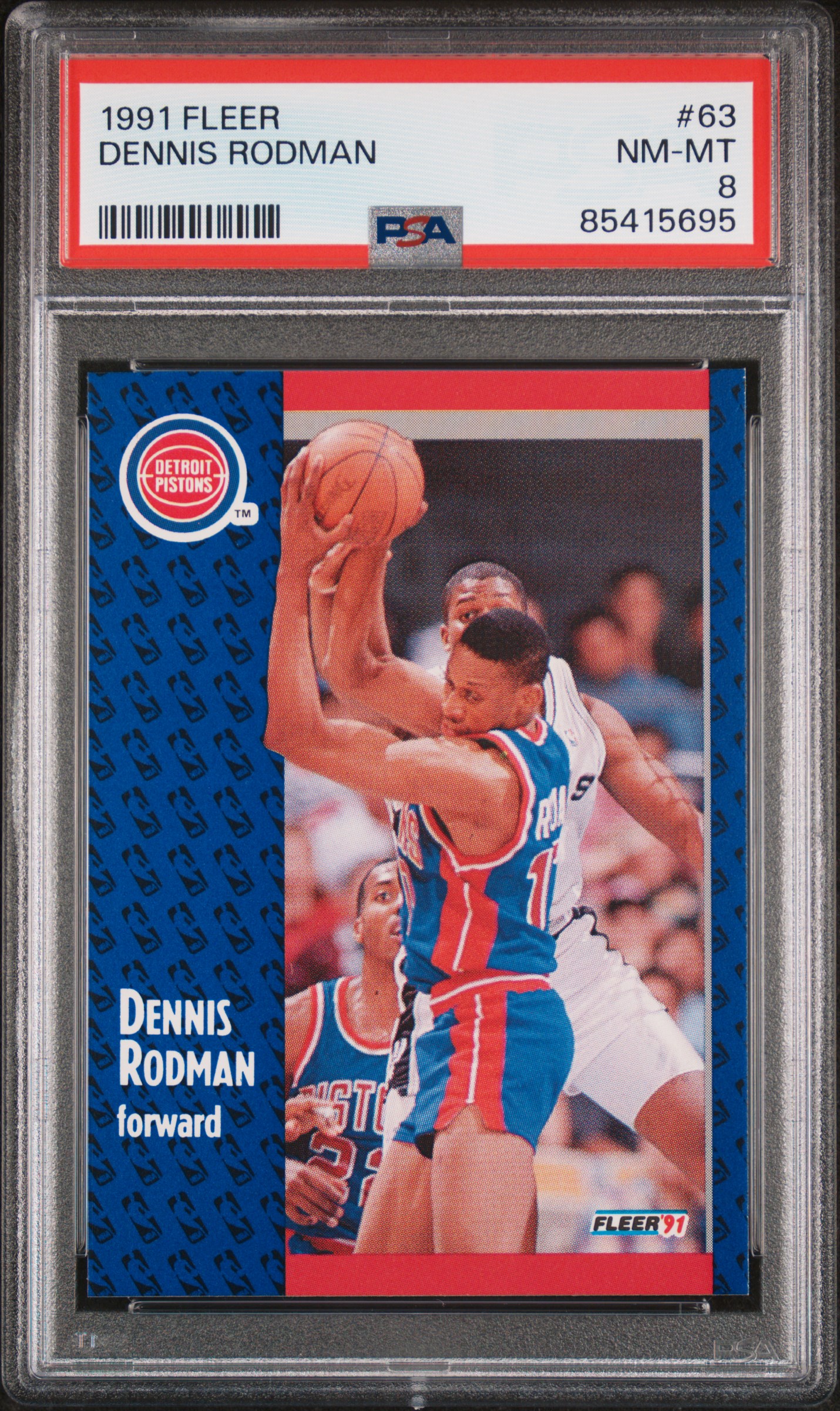 1991 FLEER #63 DENNIS RODMAN