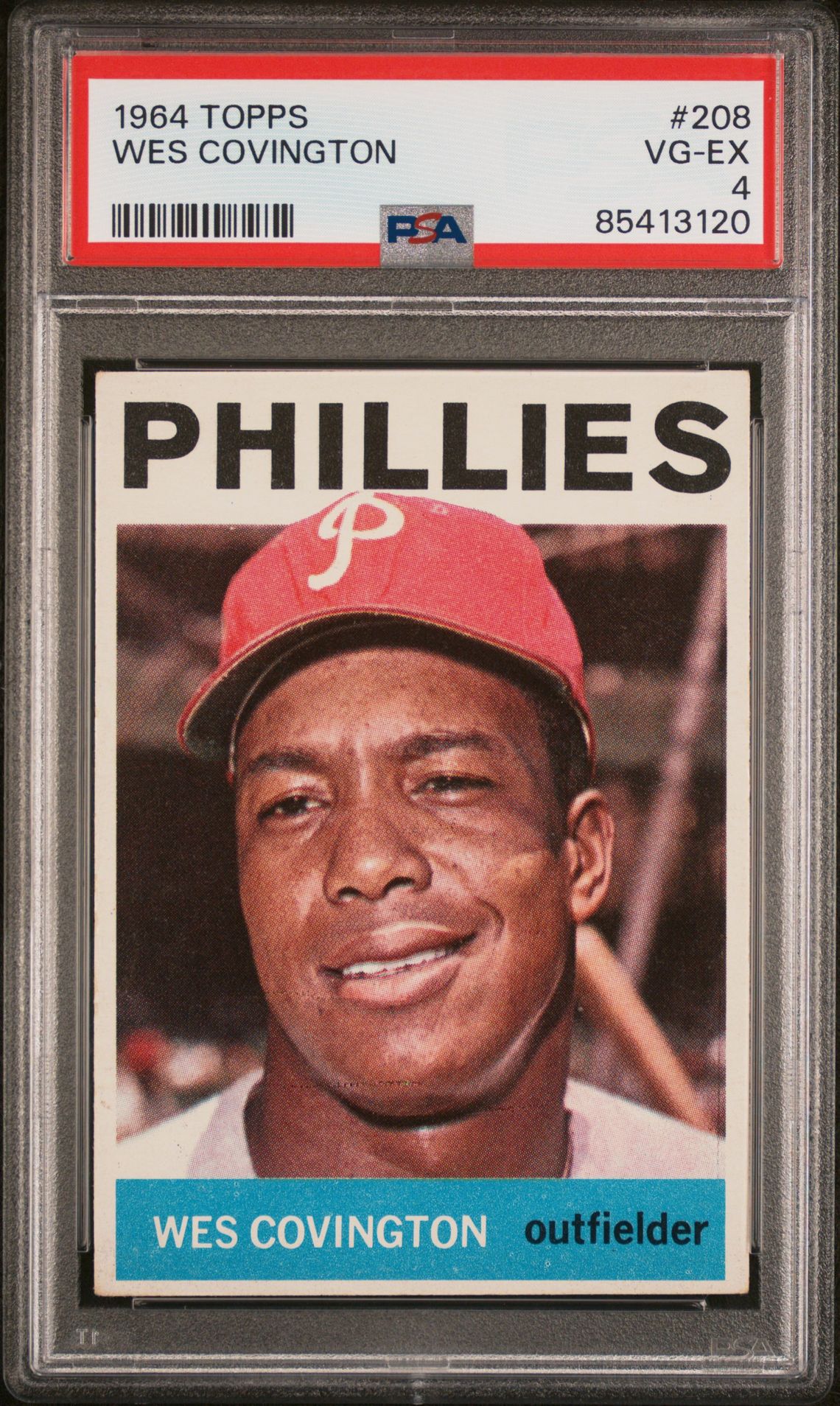 1964 Topps TOPPS #208 Wes Covington front