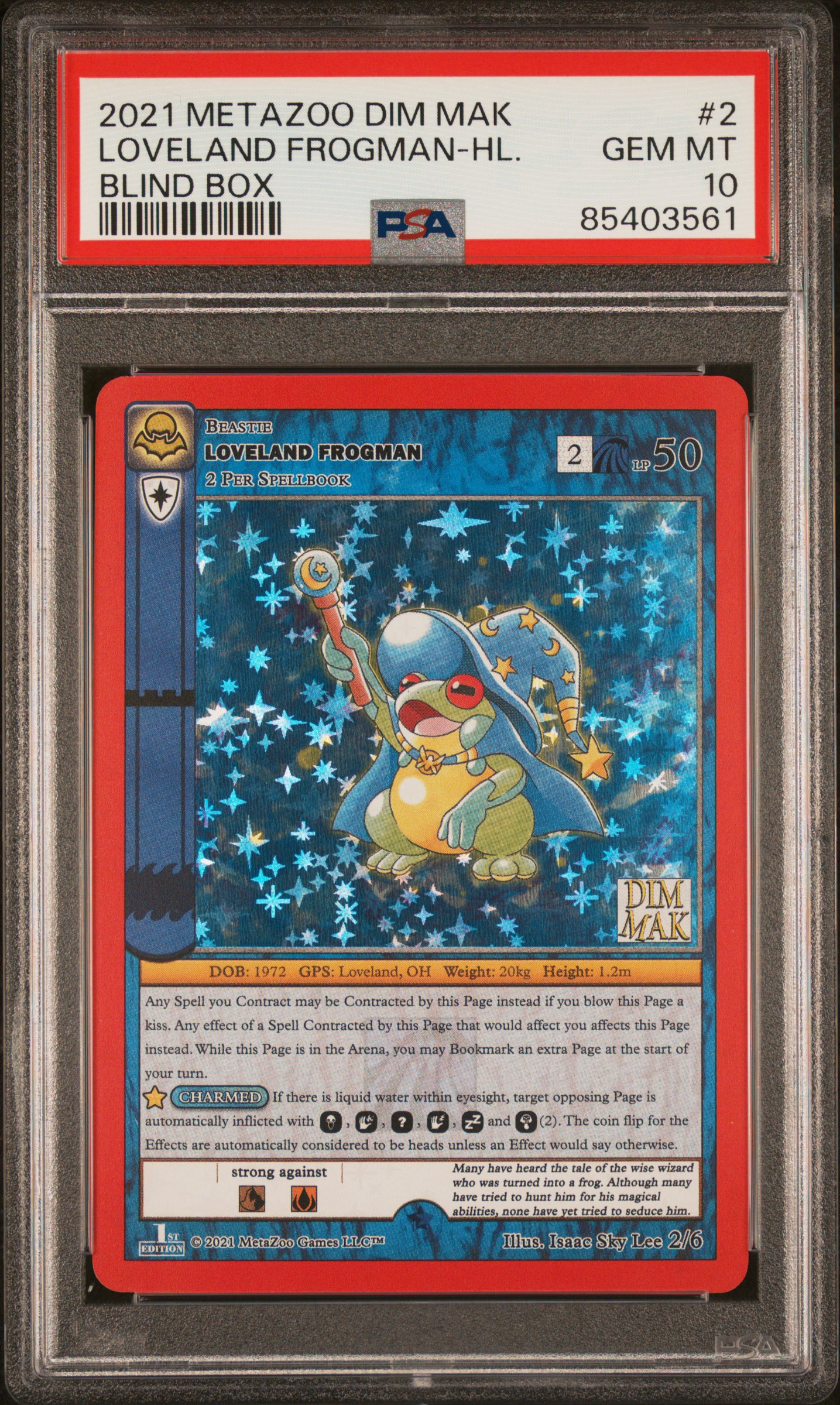 2021 METAZOO DIM MAK BLIND BOX #2 LOVELAND FROGMAN-HL. BLIND BOX