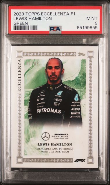 2023 Topps Eccellenza Formula 1 Green Lewis Hamilton (#47/99