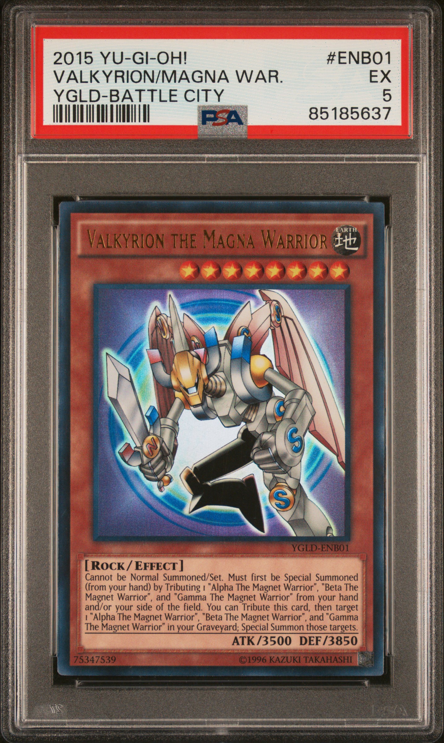 2015 YU-GI-OH! YUGI'S LEGENDARY DECK: BATTLE CITY #ENB01 VALKYRION/MAGNA WAR. YGLD-BATTLE CITY