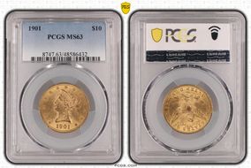 1901 $10 MS63