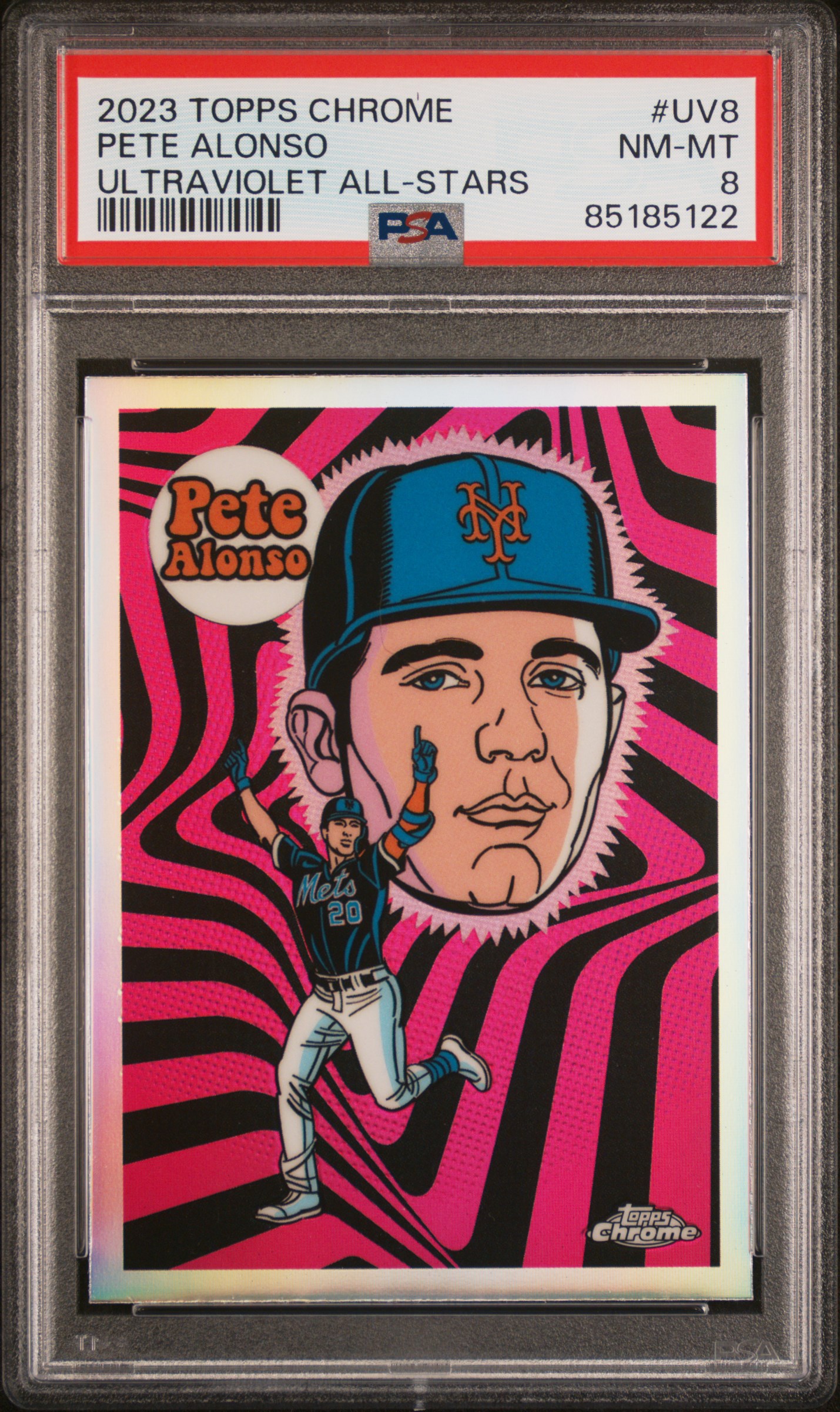 2023 TOPPS CHROME ULTRAVIOLET ALL-STARS #UV8 PETE ALONSO