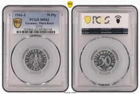 1941-J 50 Pfg J-372 MS62