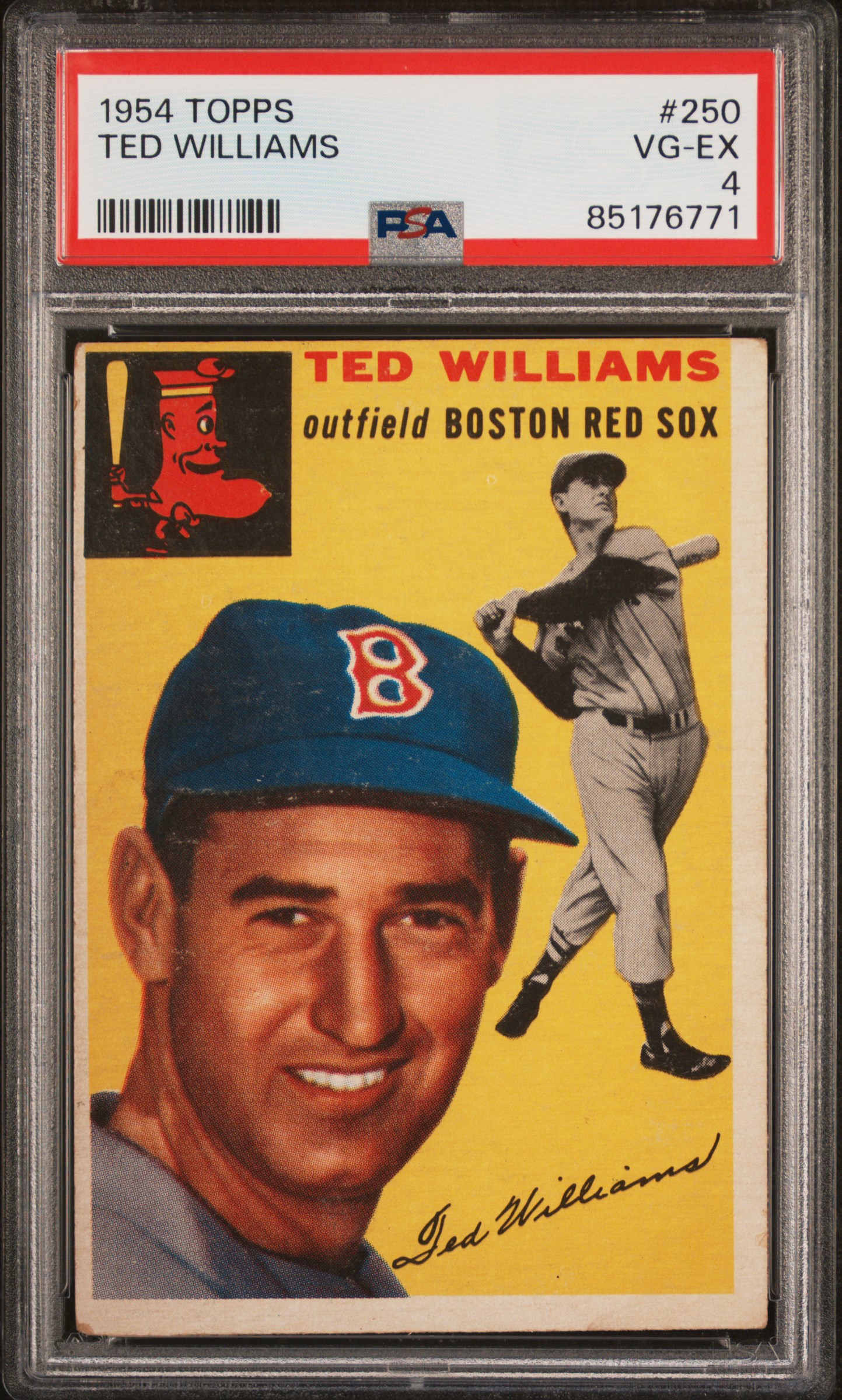 1954 TOPPS #250 TED WILLIAMS