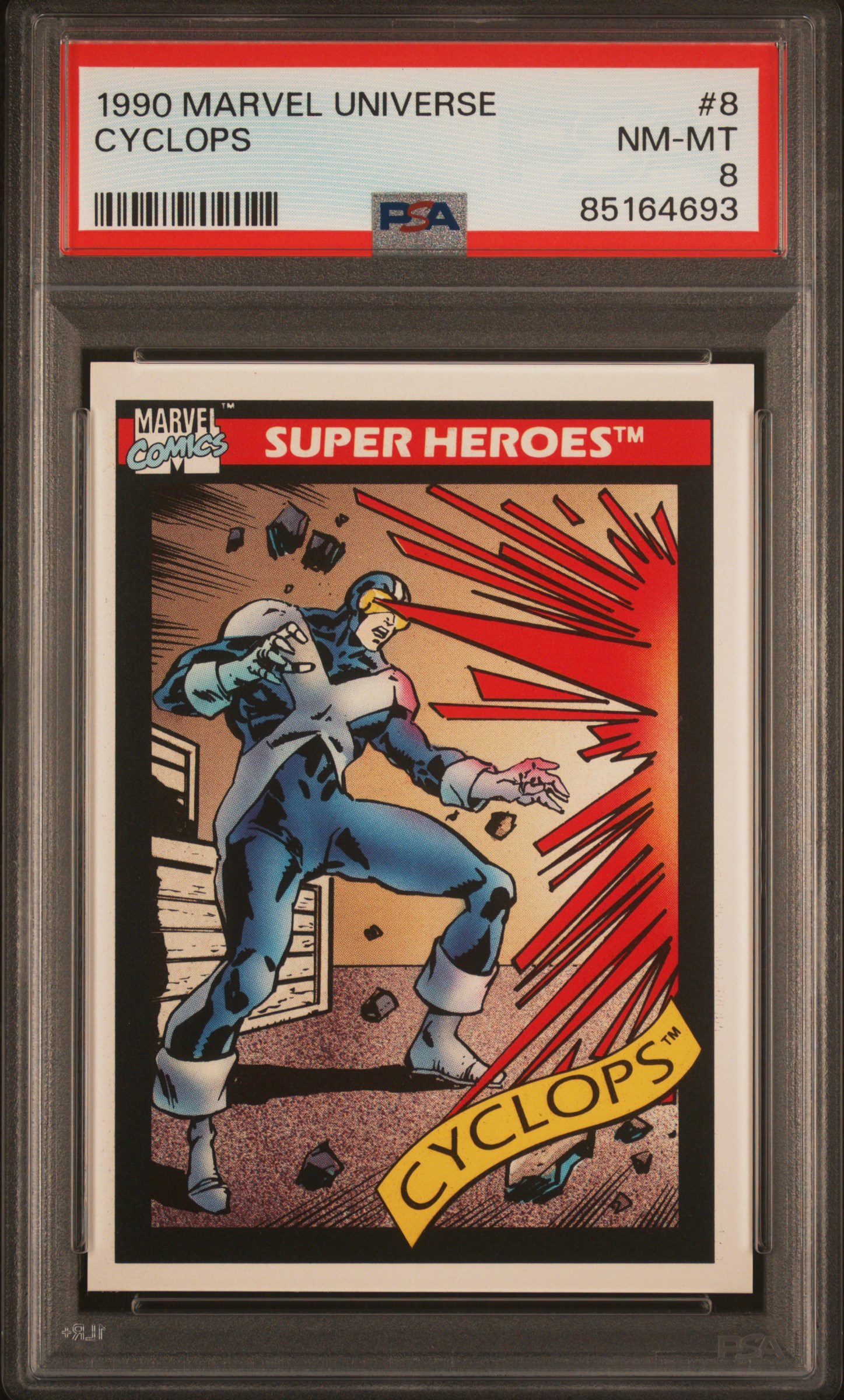 1990 MARVEL UNIVERSE #8 CYCLOPS