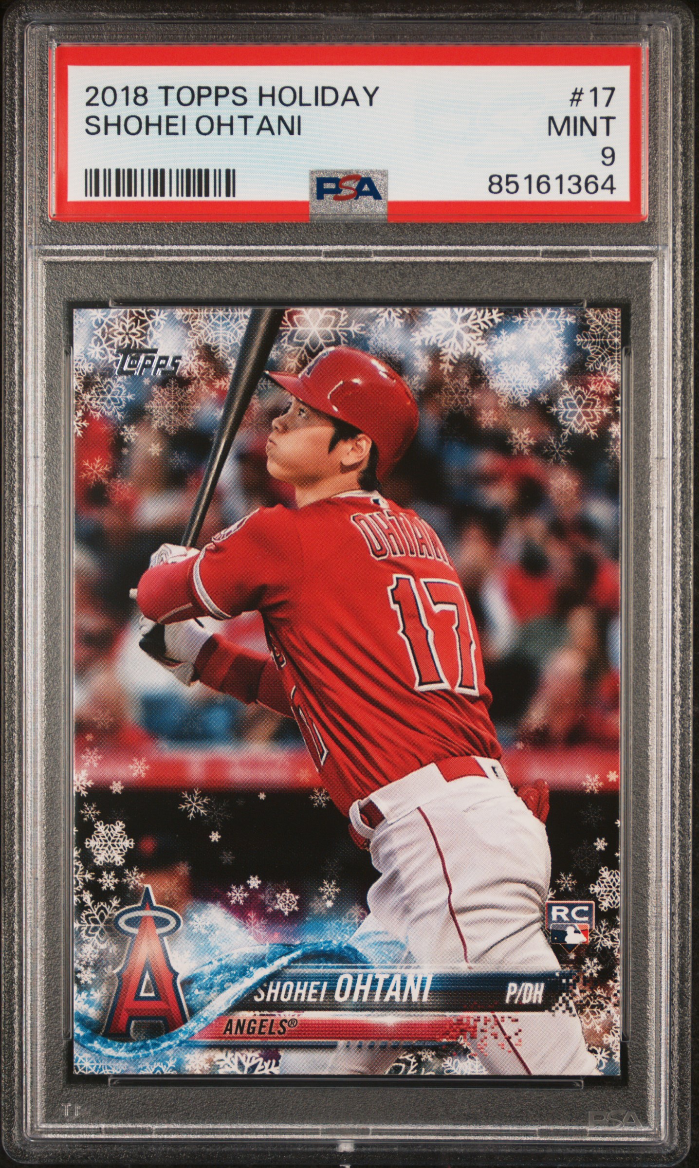 2018 TOPPS HOLIDAY #17 SHOHEI OHTANI