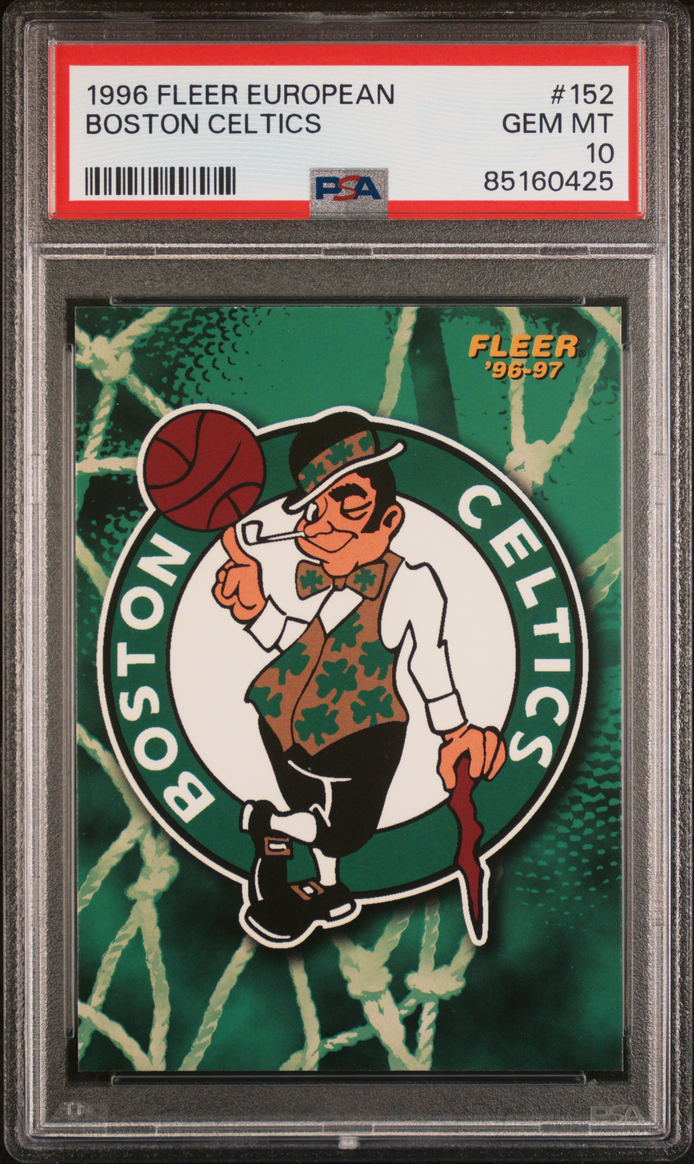 1996 FLEER EUROPEAN #152 BOSTON CELTICS