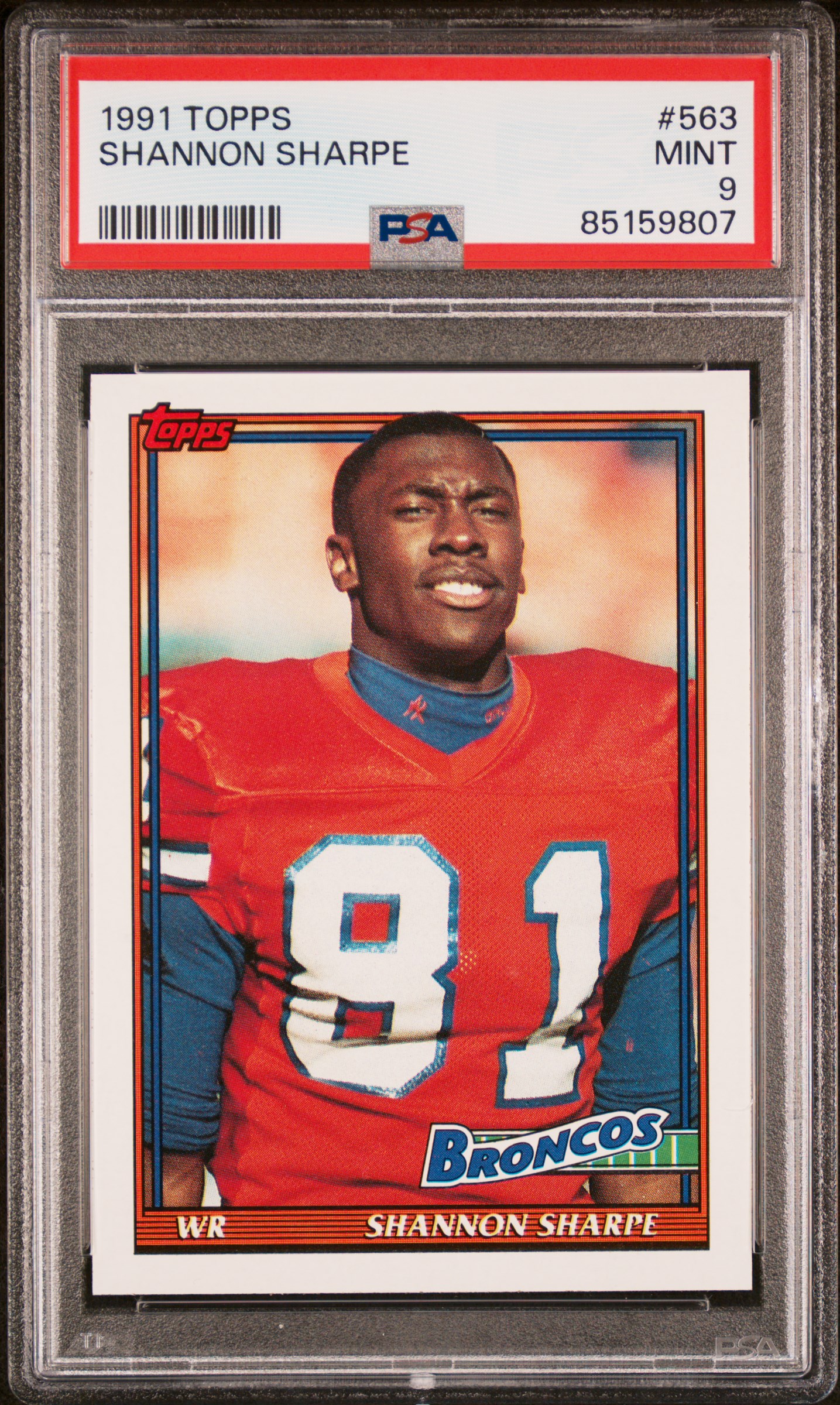 1991 TOPPS #563 SHANNON SHARPE