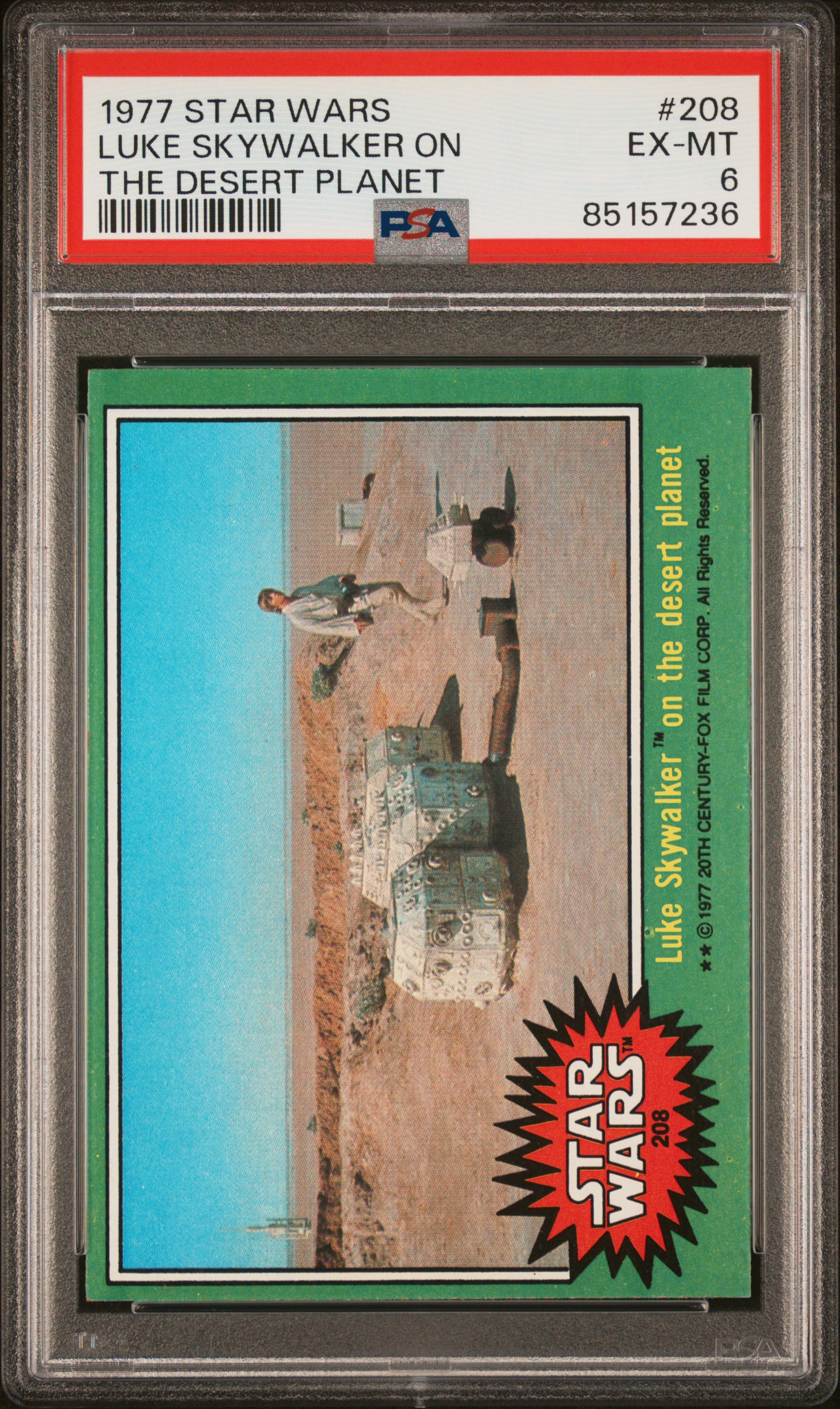 1977 STAR WARS #208 LUKE SKYWALKER ON THE DESERT PLANET