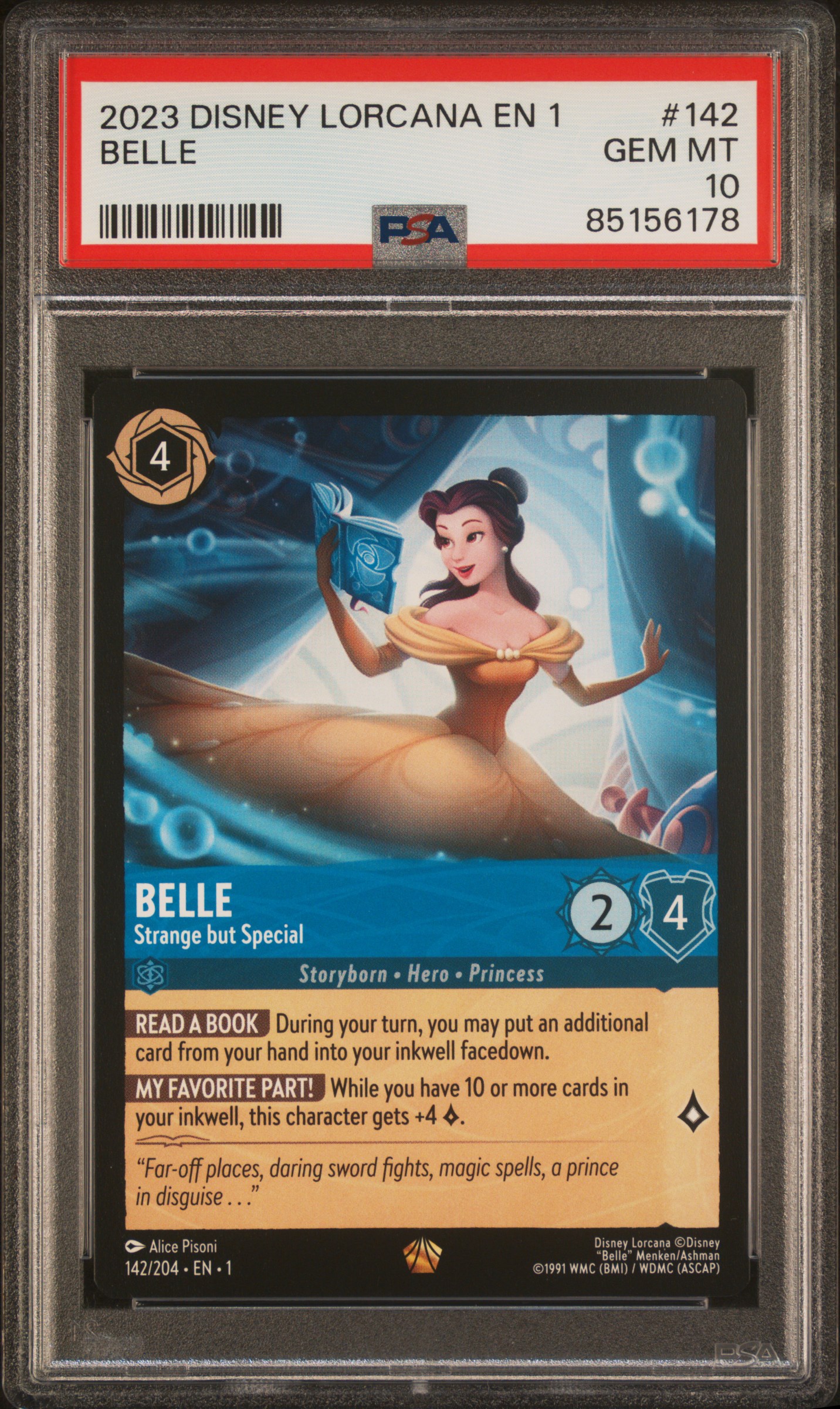 2023 DISNEY LORCANA EN 1-THE FIRST CHAPTER #142 BELLE