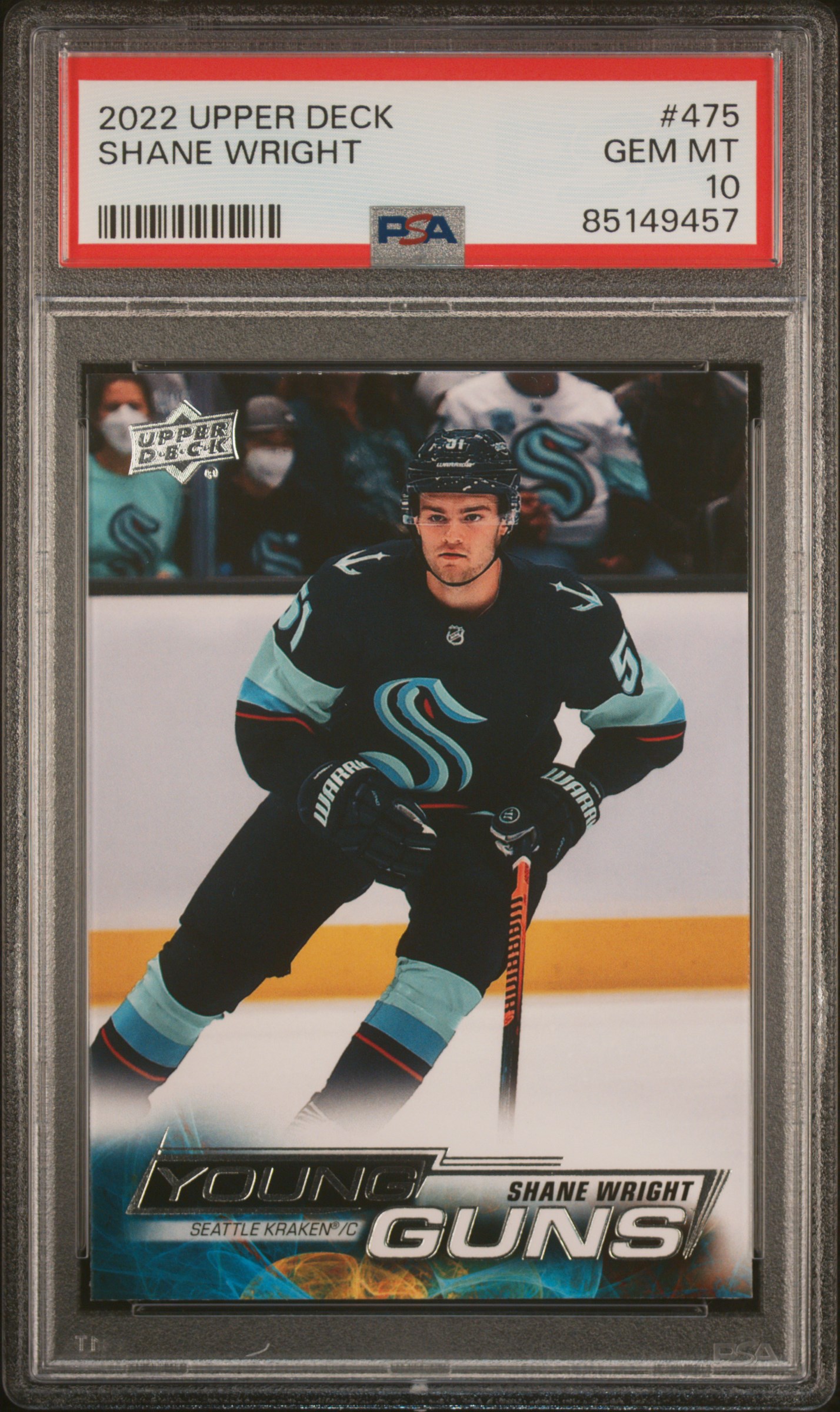 2022 Upper Deck Young Guns #475 Shane Wright front