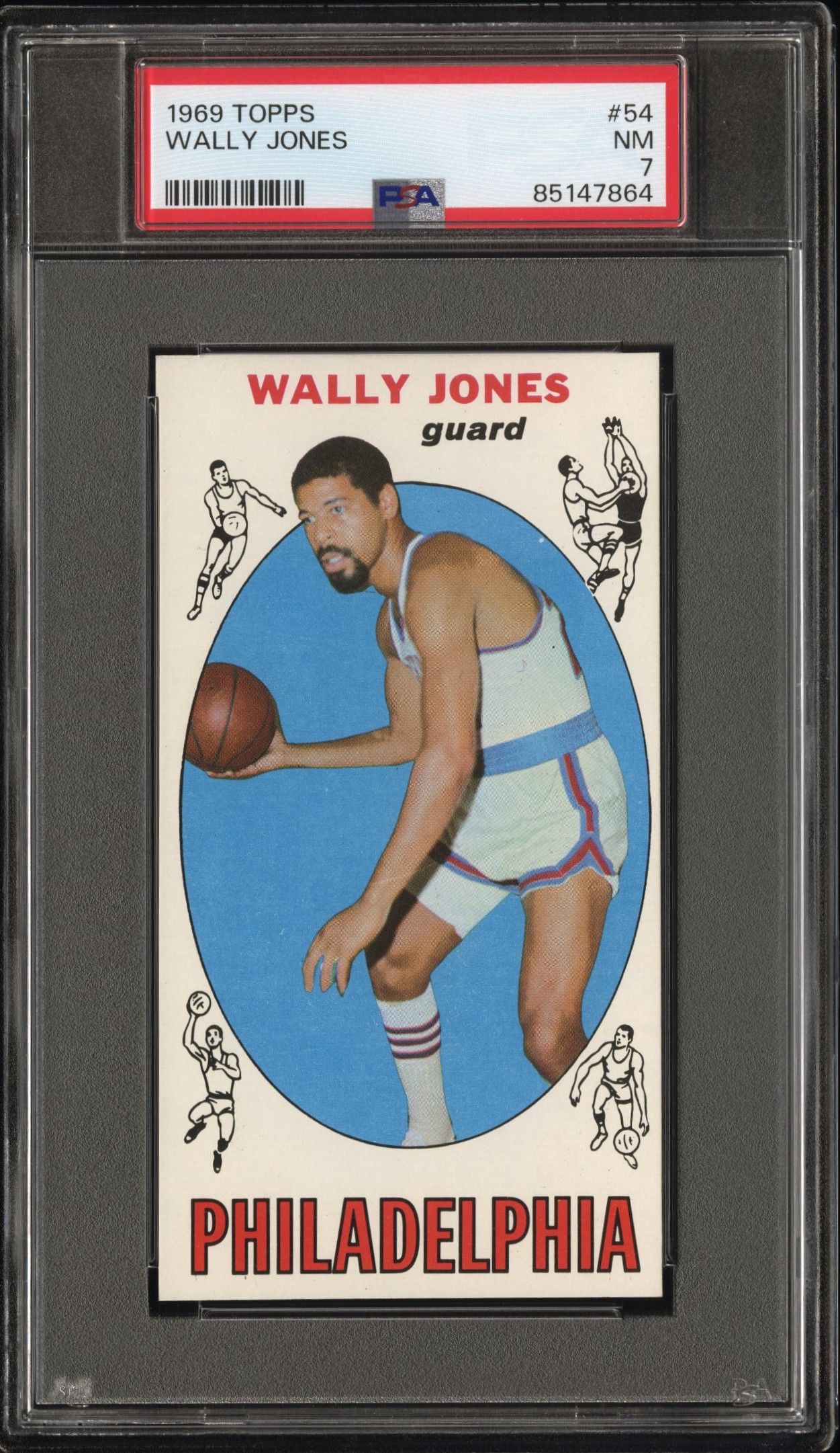 1969 TOPPS #54 WALLY JONES