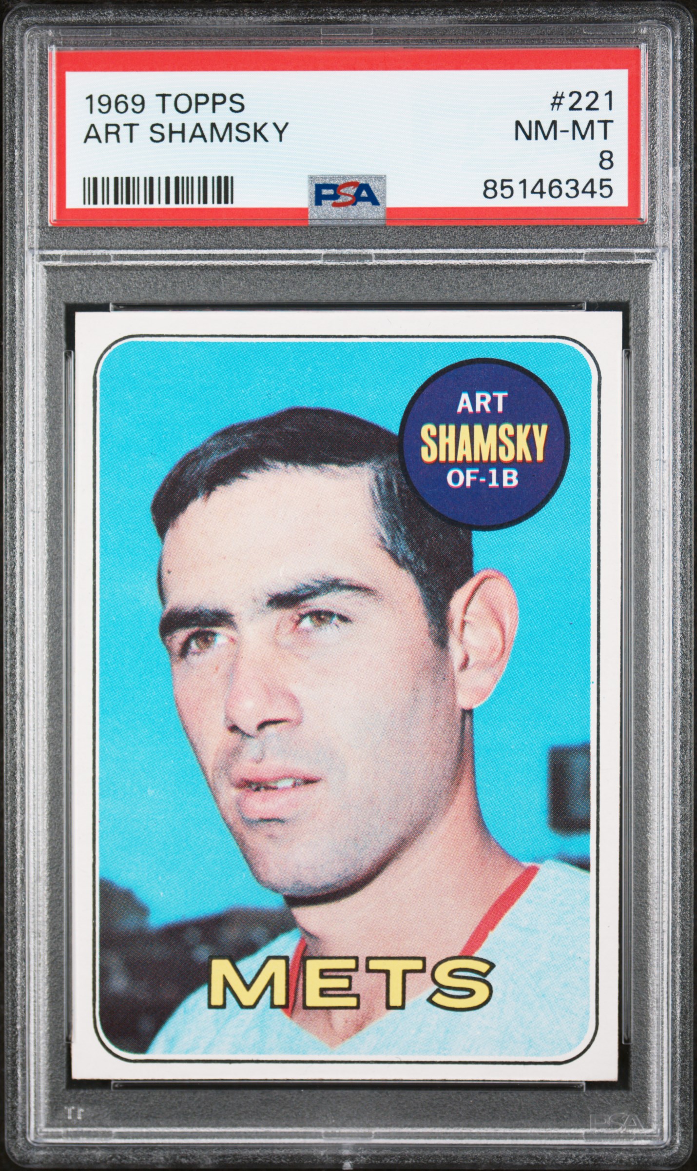 1969 TOPPS #221 ART SHAMSKY