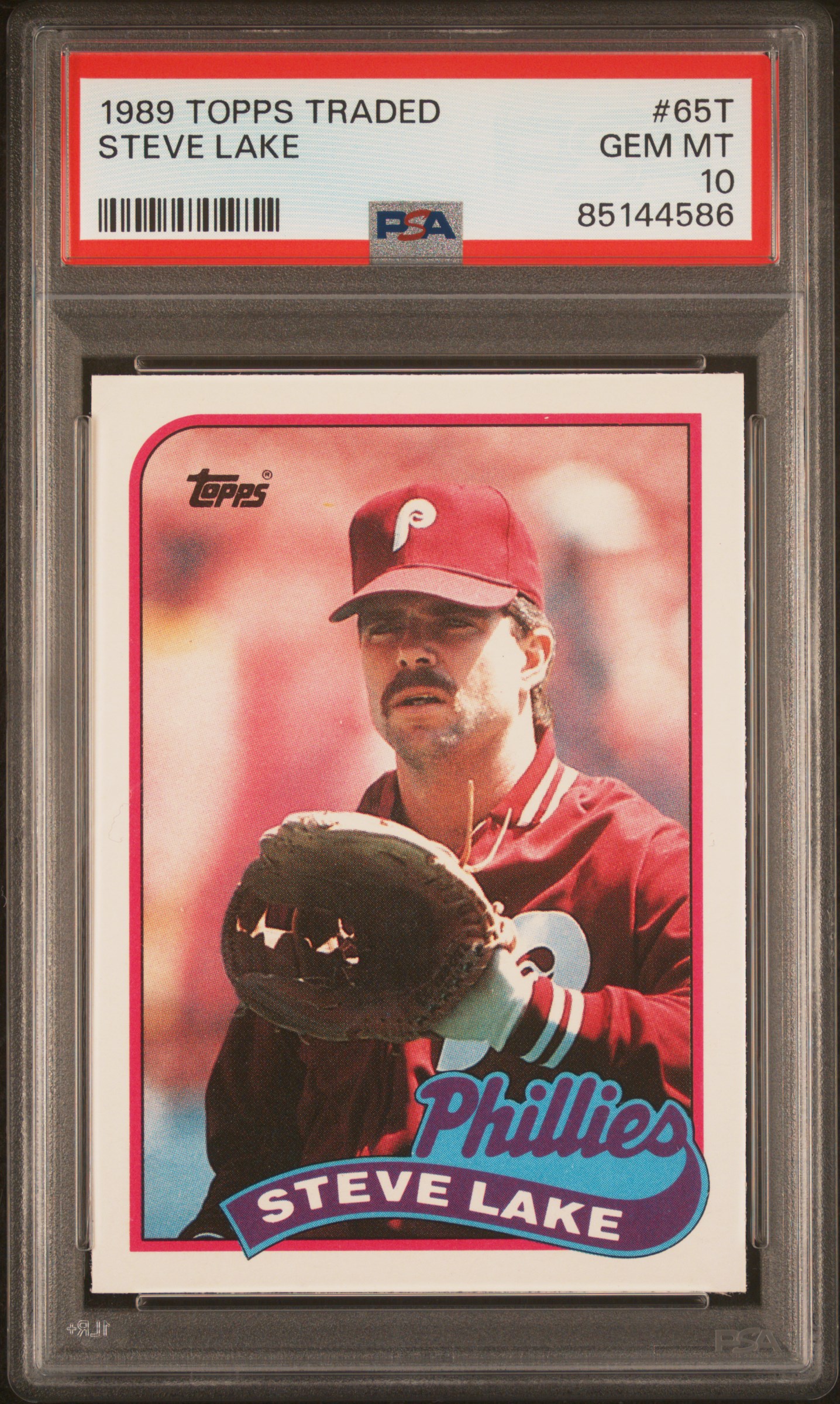 1989 TOPPS TRADED #65T STEVE LAKE