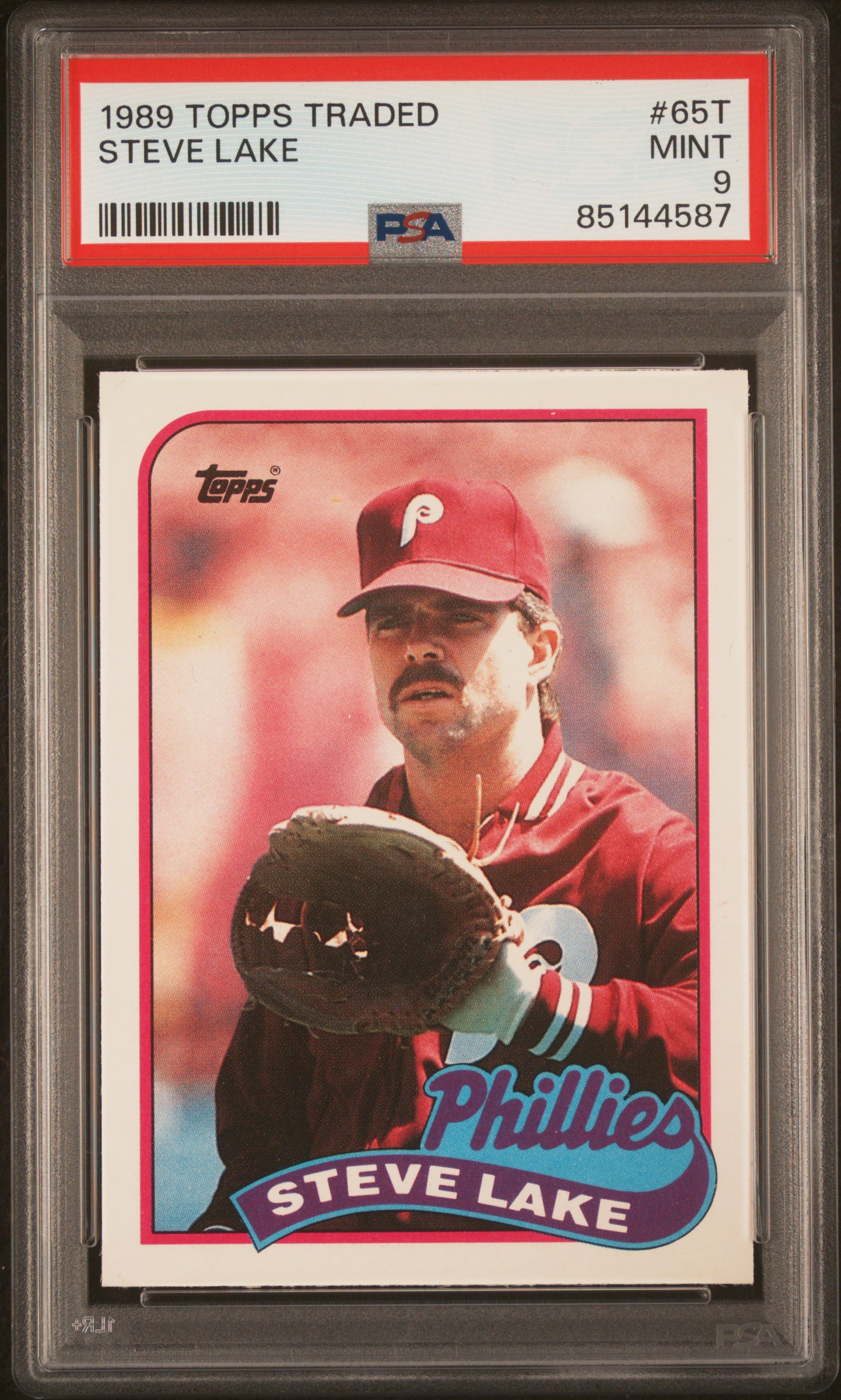 1989 TOPPS TRADED #65T STEVE LAKE