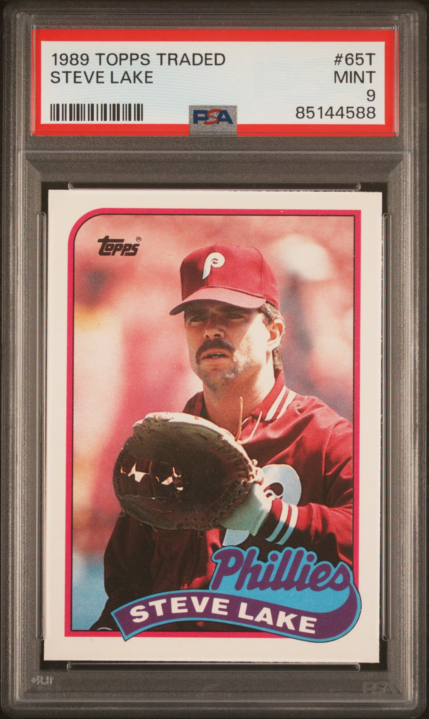1989 TOPPS TRADED #65T STEVE LAKE