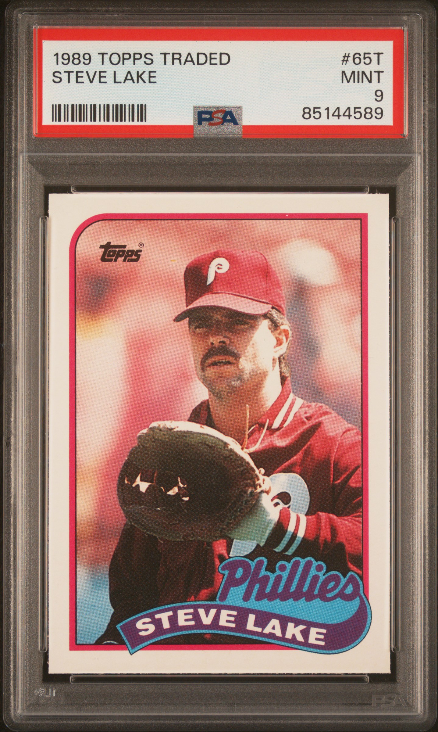 1989 TOPPS TRADED #65T STEVE LAKE