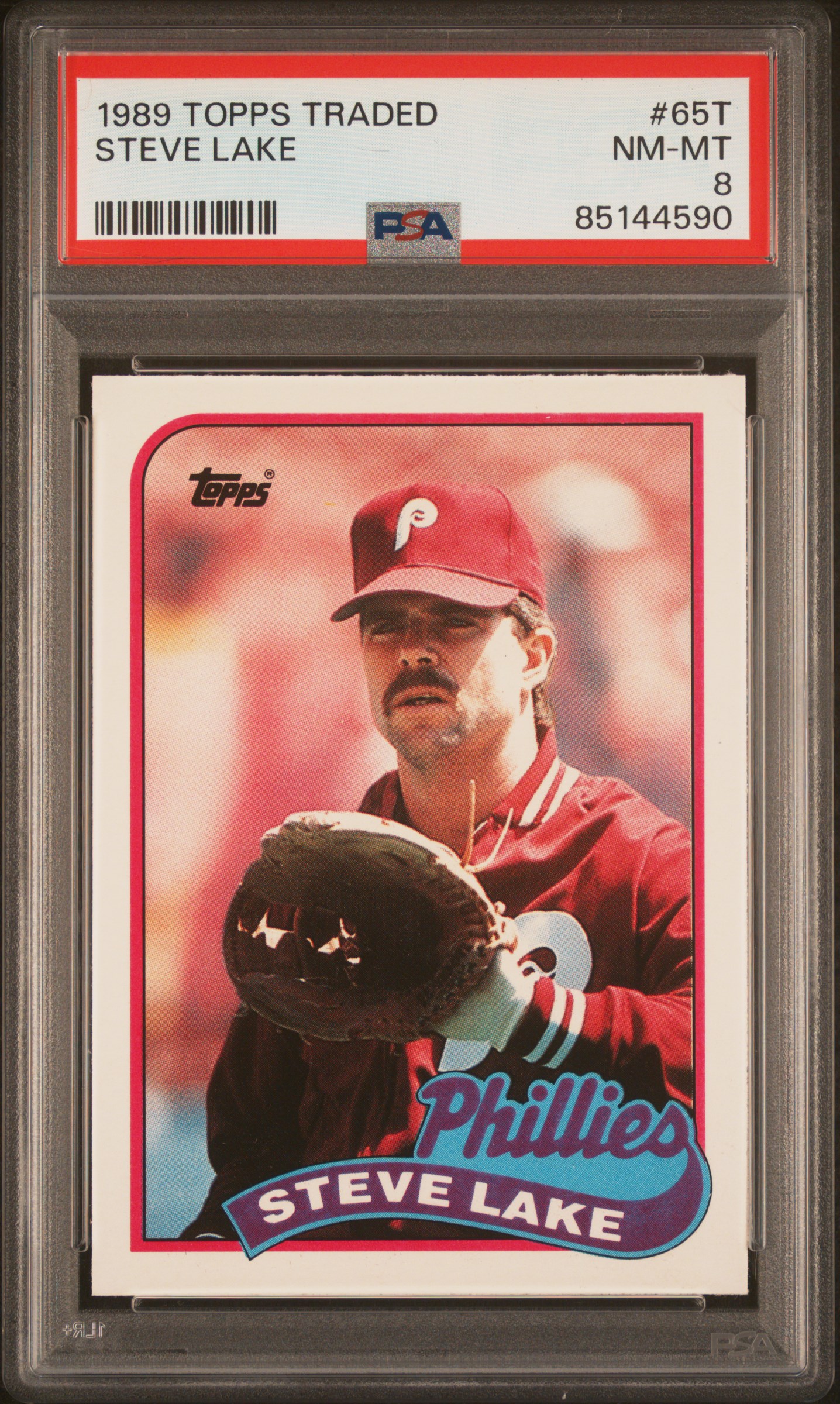 1989 TOPPS TRADED #65T STEVE LAKE