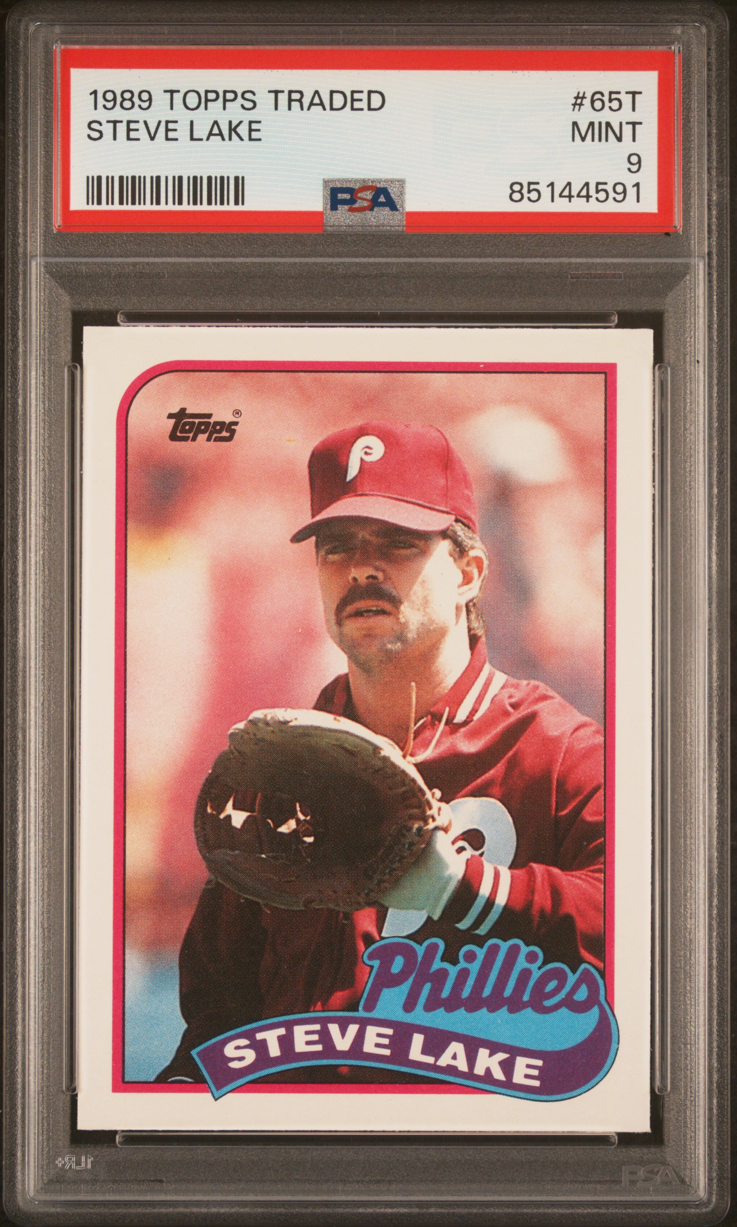 1989 TOPPS TRADED #65T STEVE LAKE