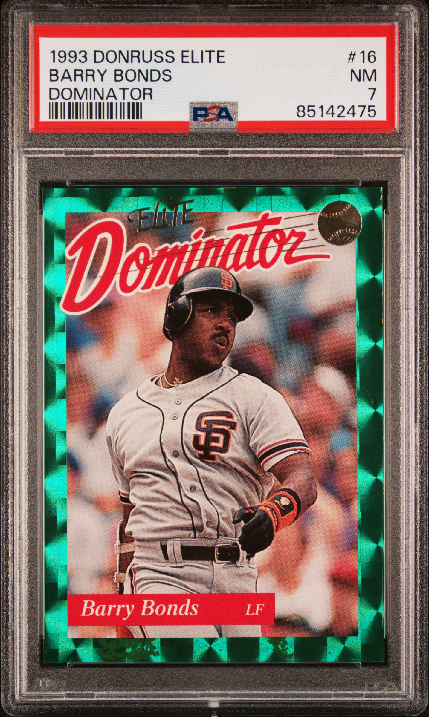 1993 DONRUSS ELITE DOMINATOR #16 BARRY BONDS DOMINATOR
