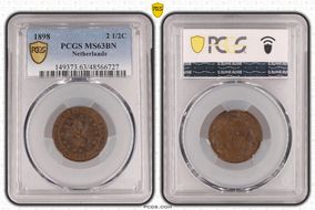 1898 2 1/2C MS63BN