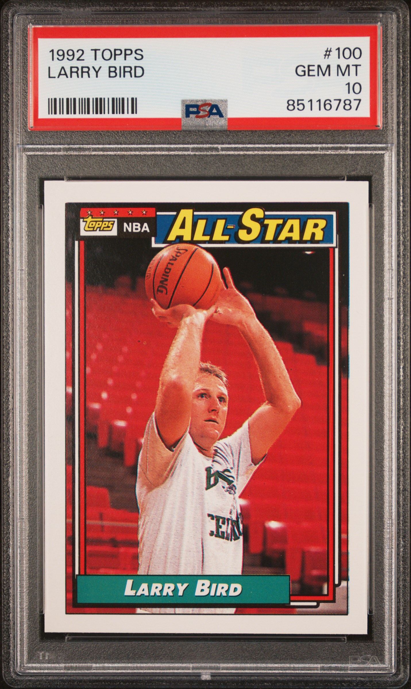 1992 TOPPS #100 LARRY BIRD