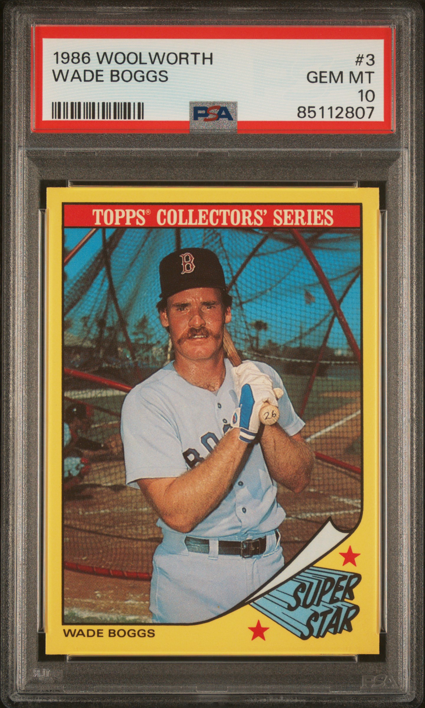 1986 WOOLWORTH #3 WADE BOGGS