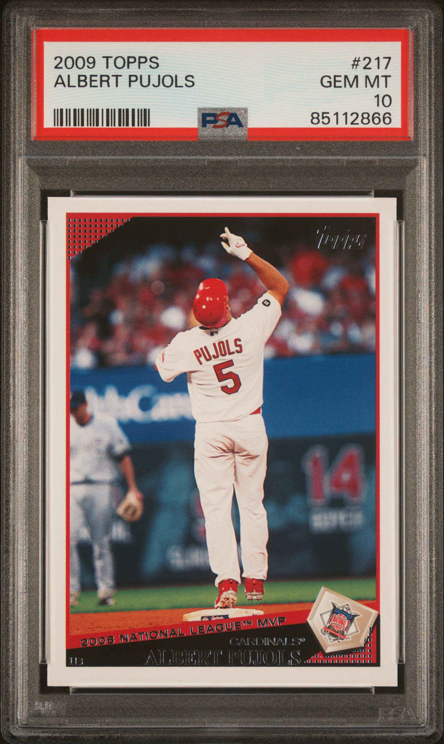 2009 TOPPS #217 ALBERT PUJOLS