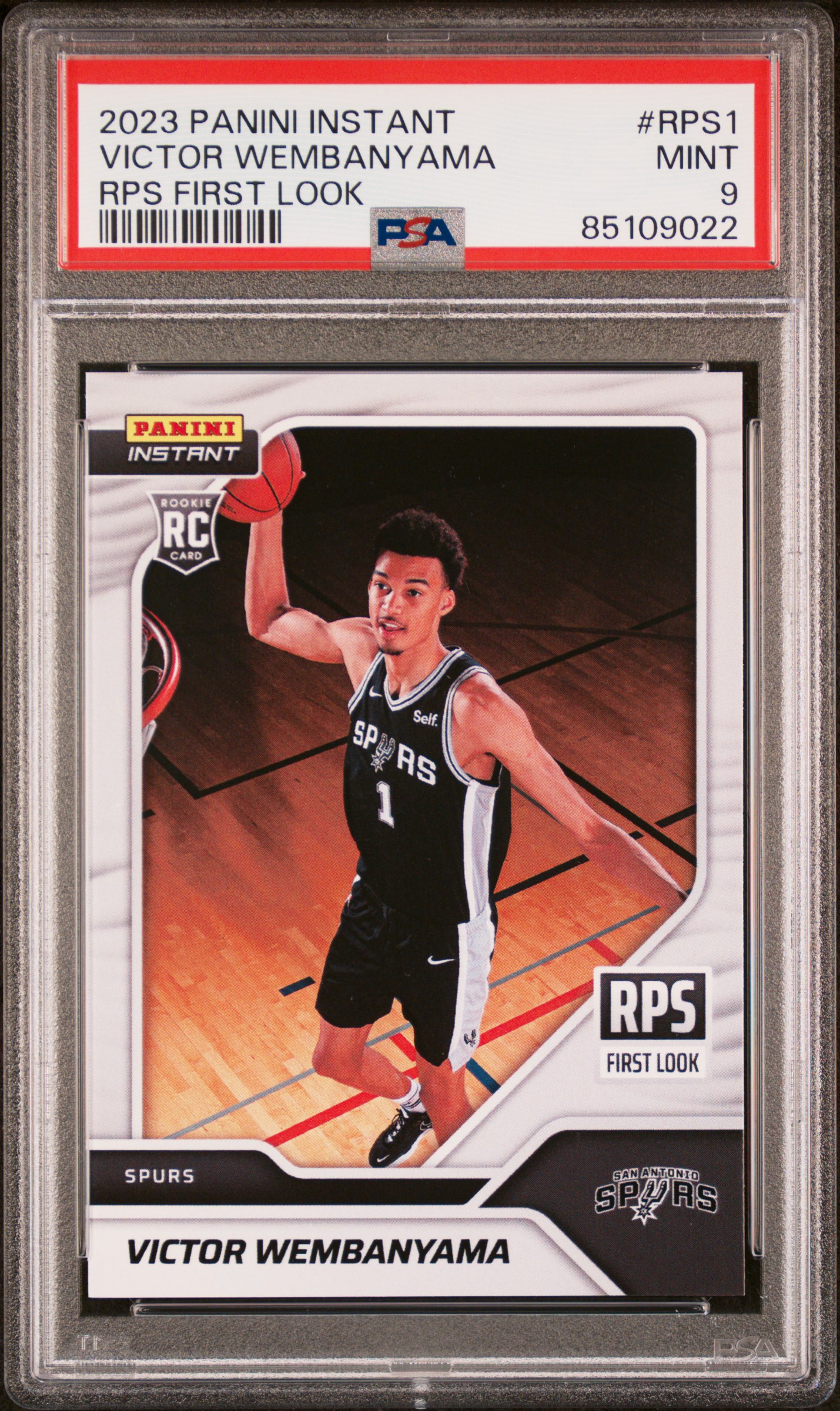 2023 PANINI INSTANT RPS FIRST LOOK #RPS1 VICTOR WEMBANYAMA