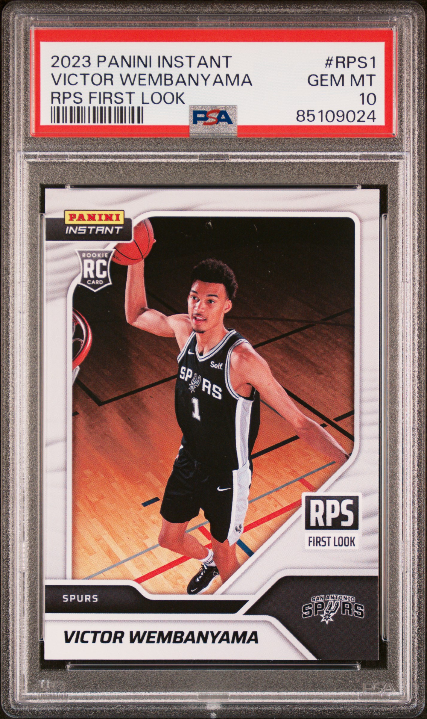 2023 PANINI INSTANT RPS FIRST LOOK #RPS1 VICTOR WEMBANYAMA