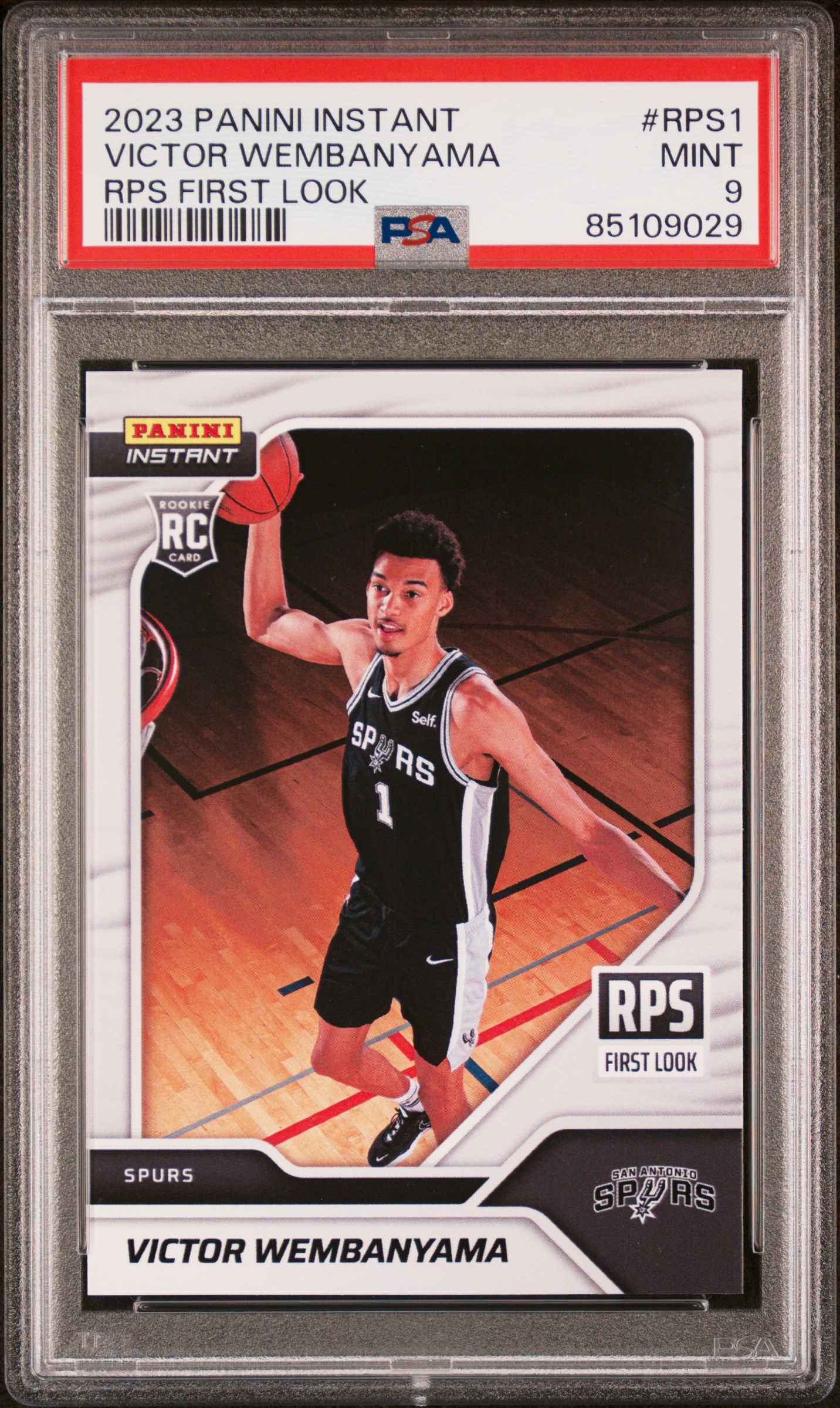 2023 PANINI INSTANT RPS FIRST LOOK #RPS1 VICTOR WEMBANYAMA