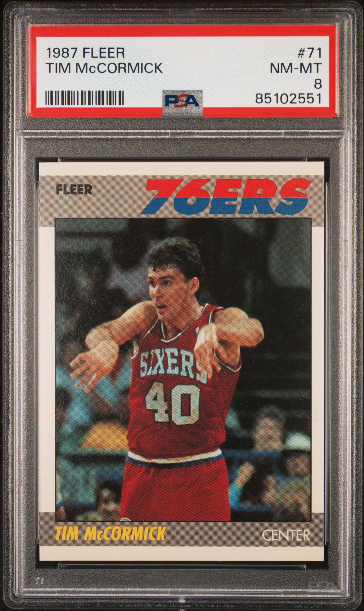 1987 FLEER #71 TIM McCORMICK