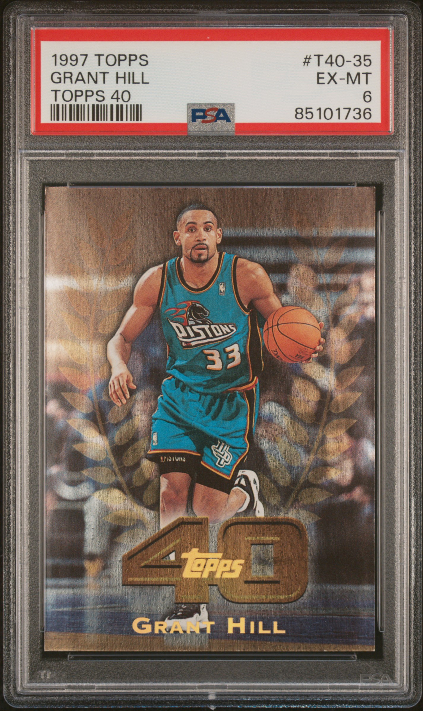 1997 TOPPS TOPPS 40 #T40-35 GRANT HILL TOPPS 40