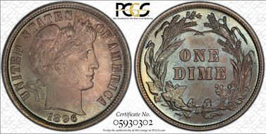 1896 10C MS67