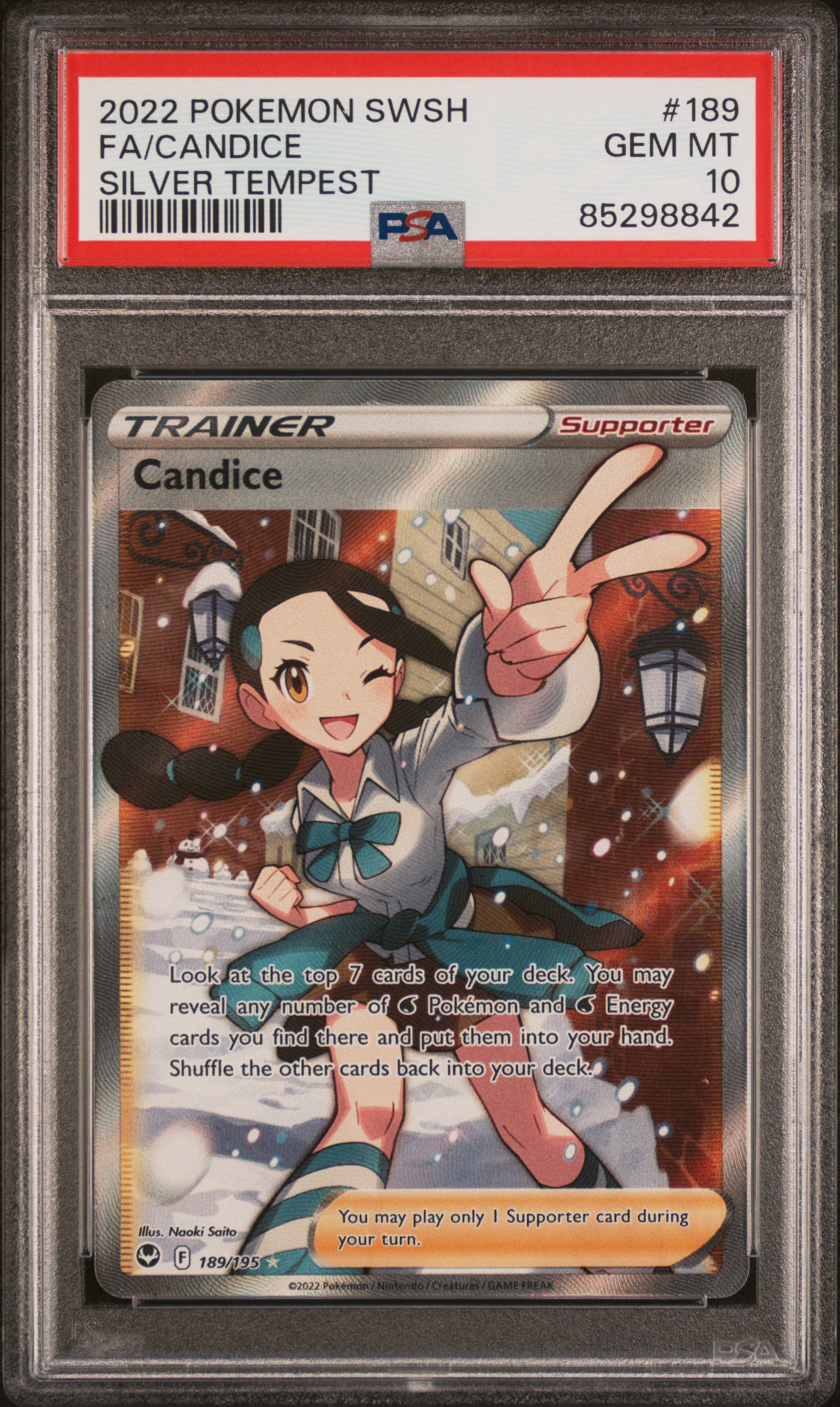 Candice 2022 Sword & Shield: Silver Tempest #189/195 Holo (Full Art ...