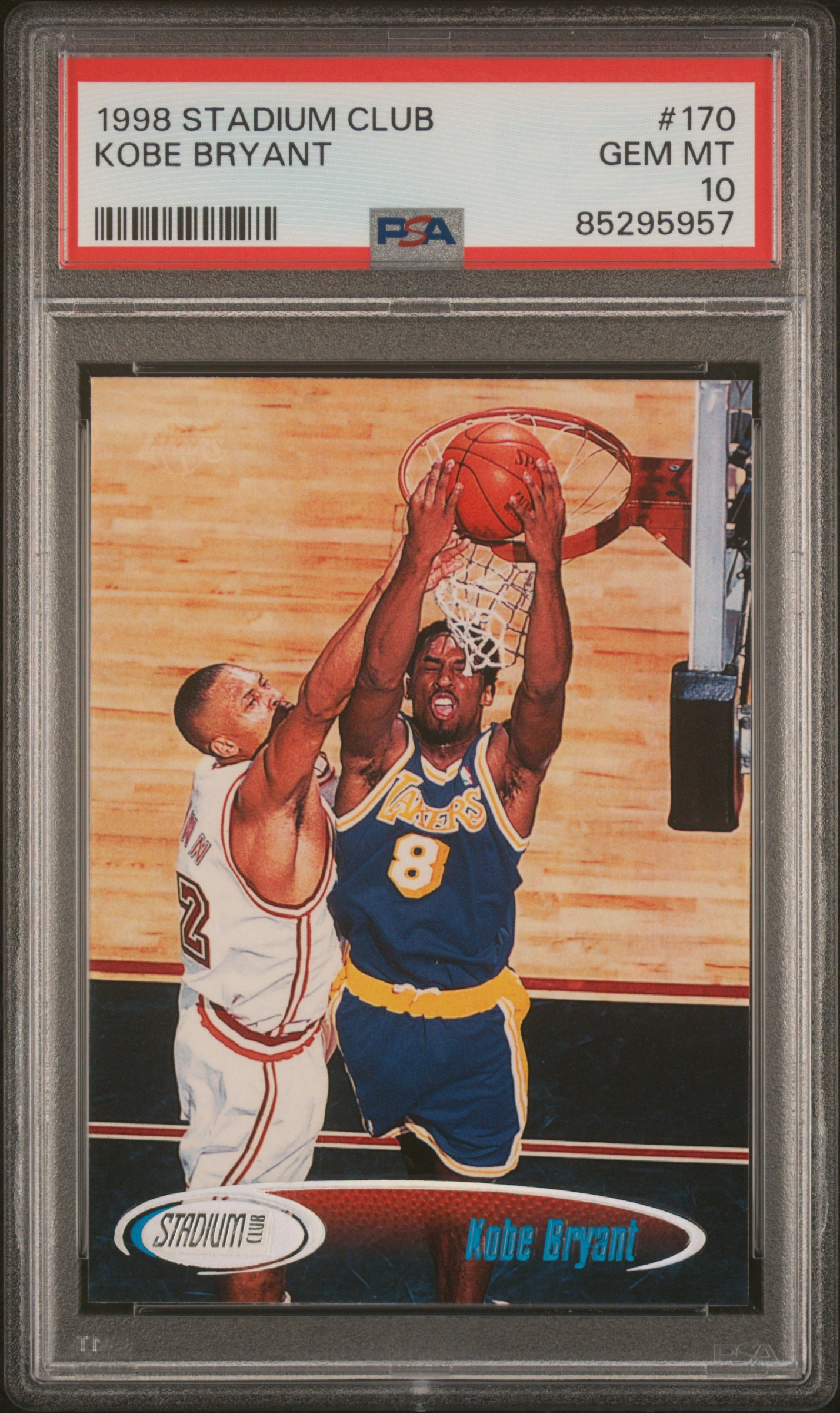 1998 STADIUM CLUB #170 KOBE BRYANT