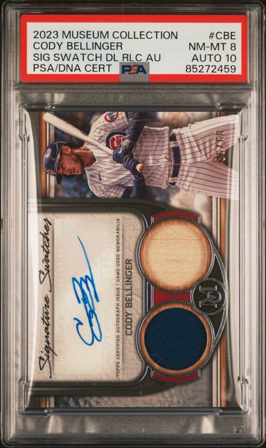 2023 Topps Museum Collection Signature Swatch Dual Relic Autograph 