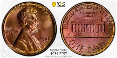 1960 1C Small Date MS67+ RD
