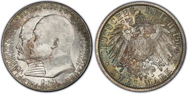 1904 2 Mk 400th Birthday J-74 MS66