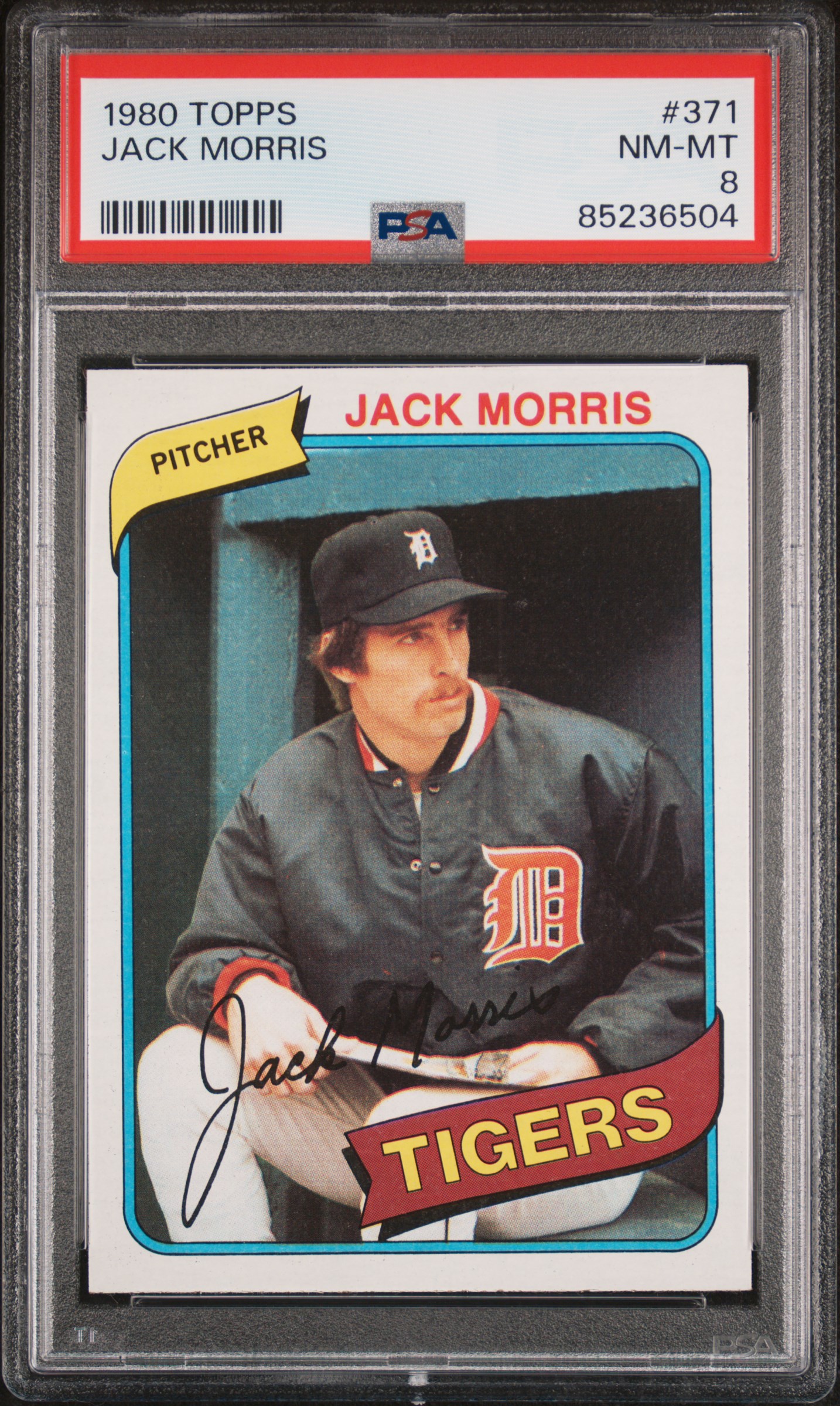 1980 TOPPS #371 JACK MORRIS