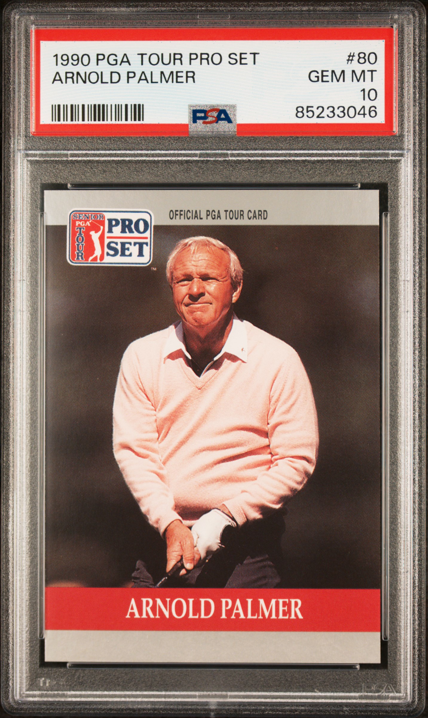 1990 PRO SET PGA TOUR #80 ARNOLD PALMER
