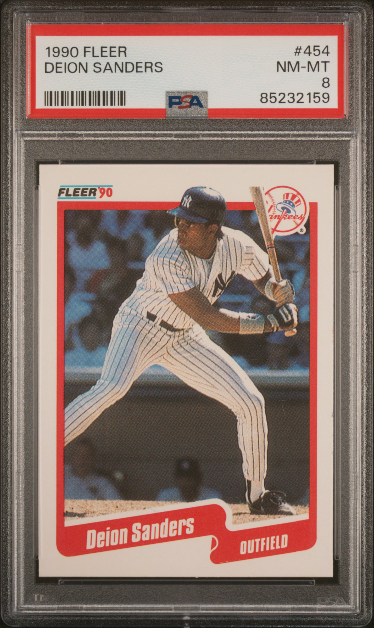 1990 FLEER #454 DEION SANDERS