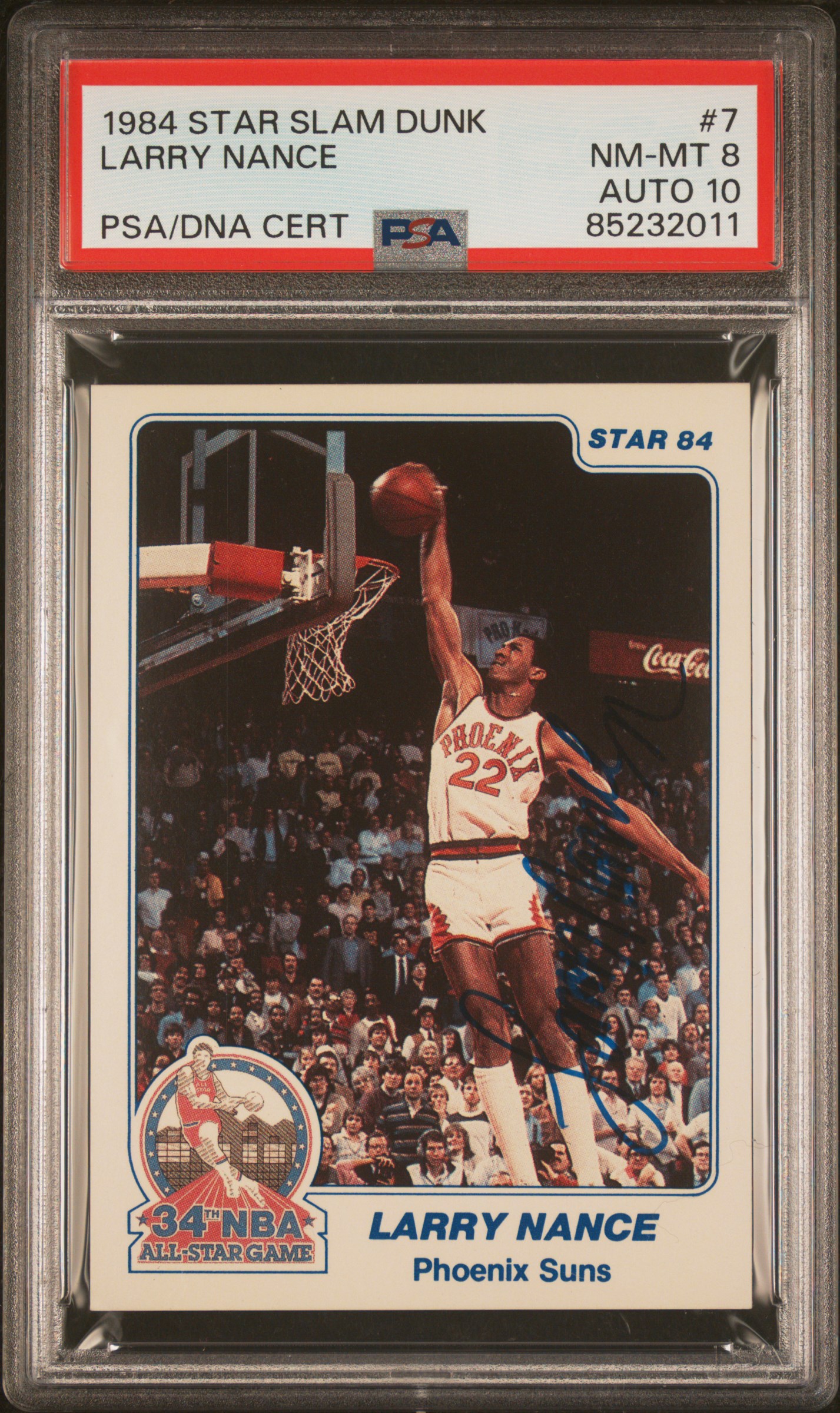 1984 STAR SLAM DUNK #7 LARRY NANCE